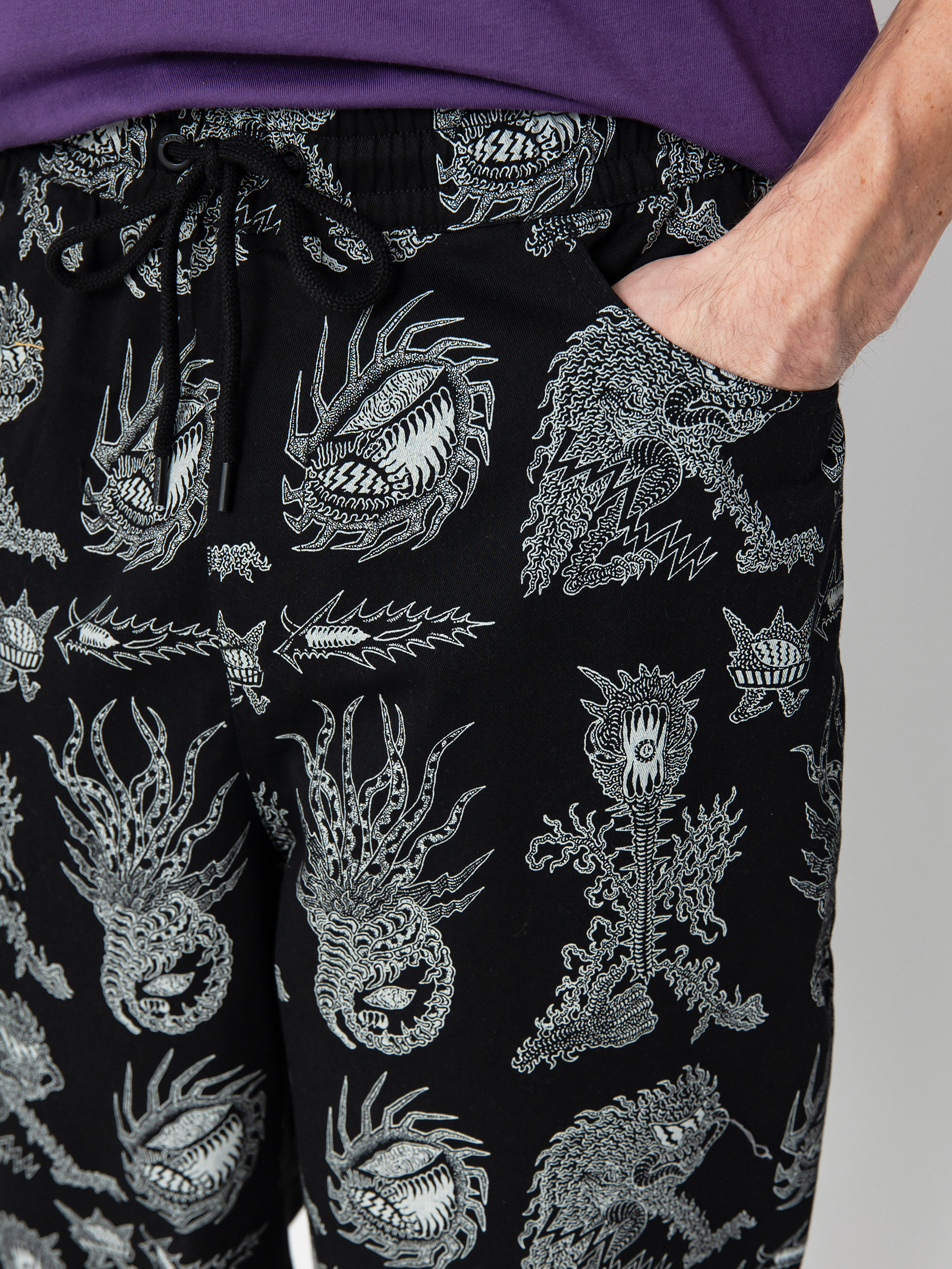 Kalhoty Volcom Fa Tetsunori Freazy Lse Ew (black)