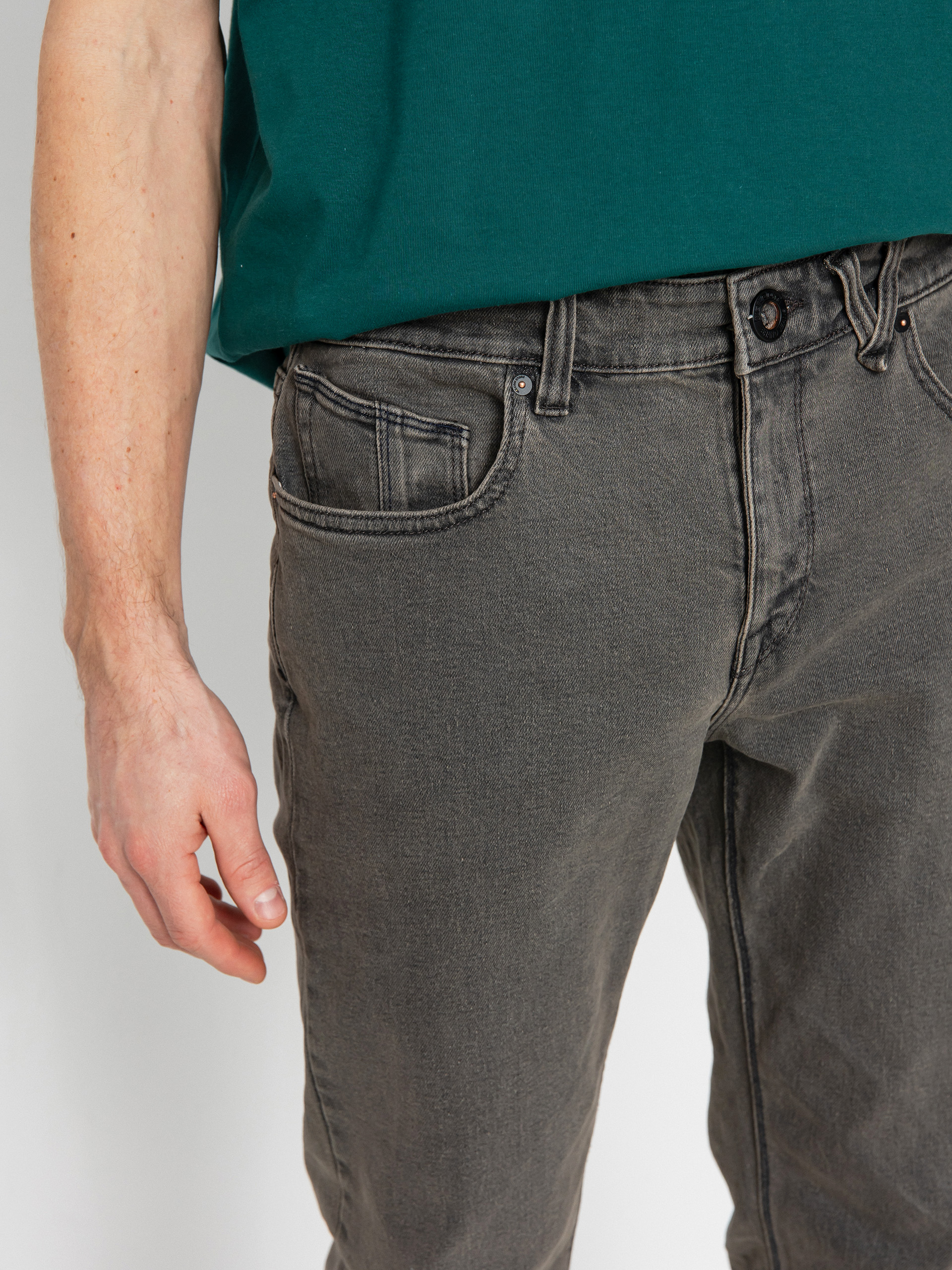 Kalhoty Volcom Solver Denim (black ozone)