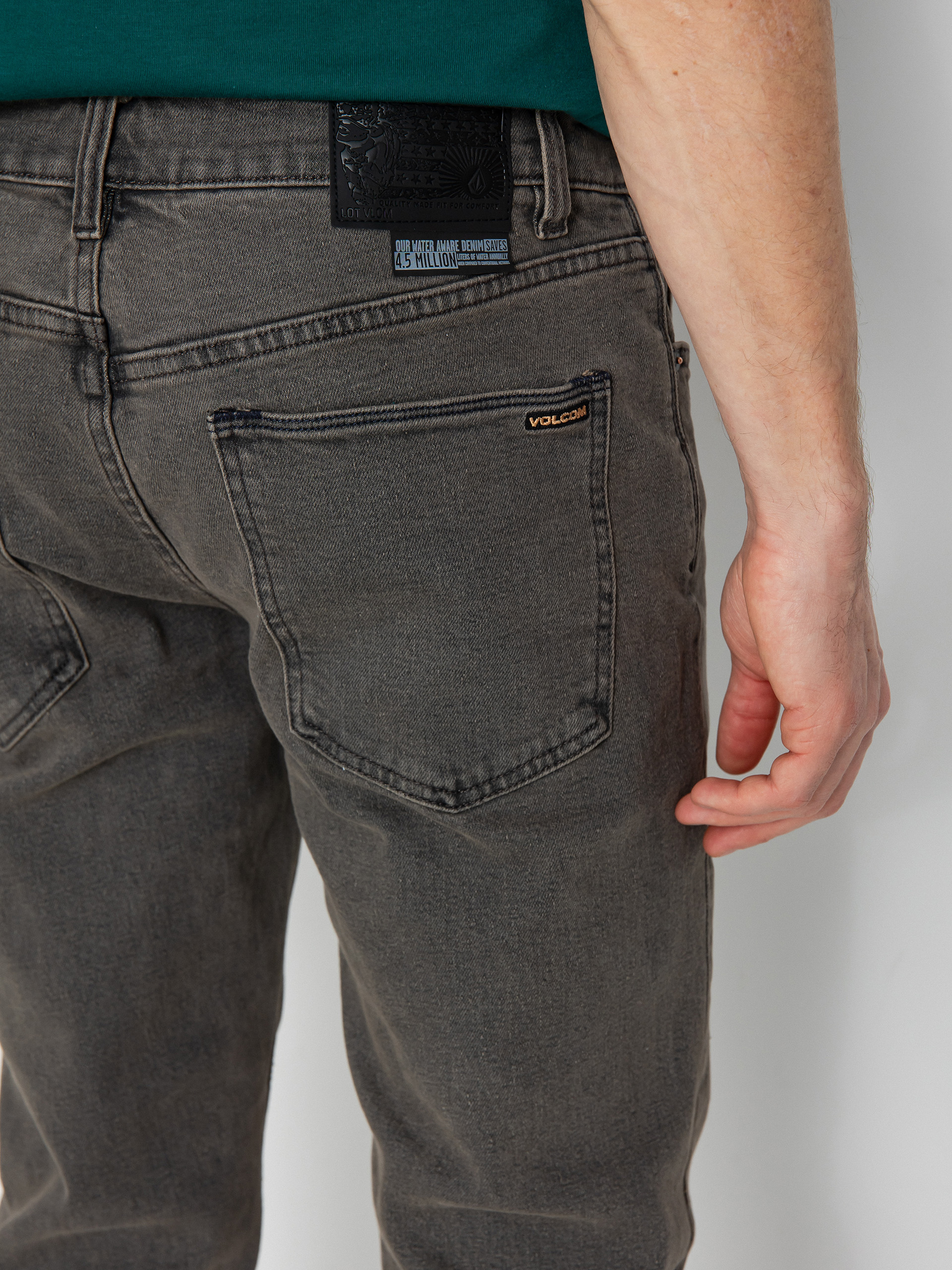 Kalhoty Volcom Solver Denim (black ozone)