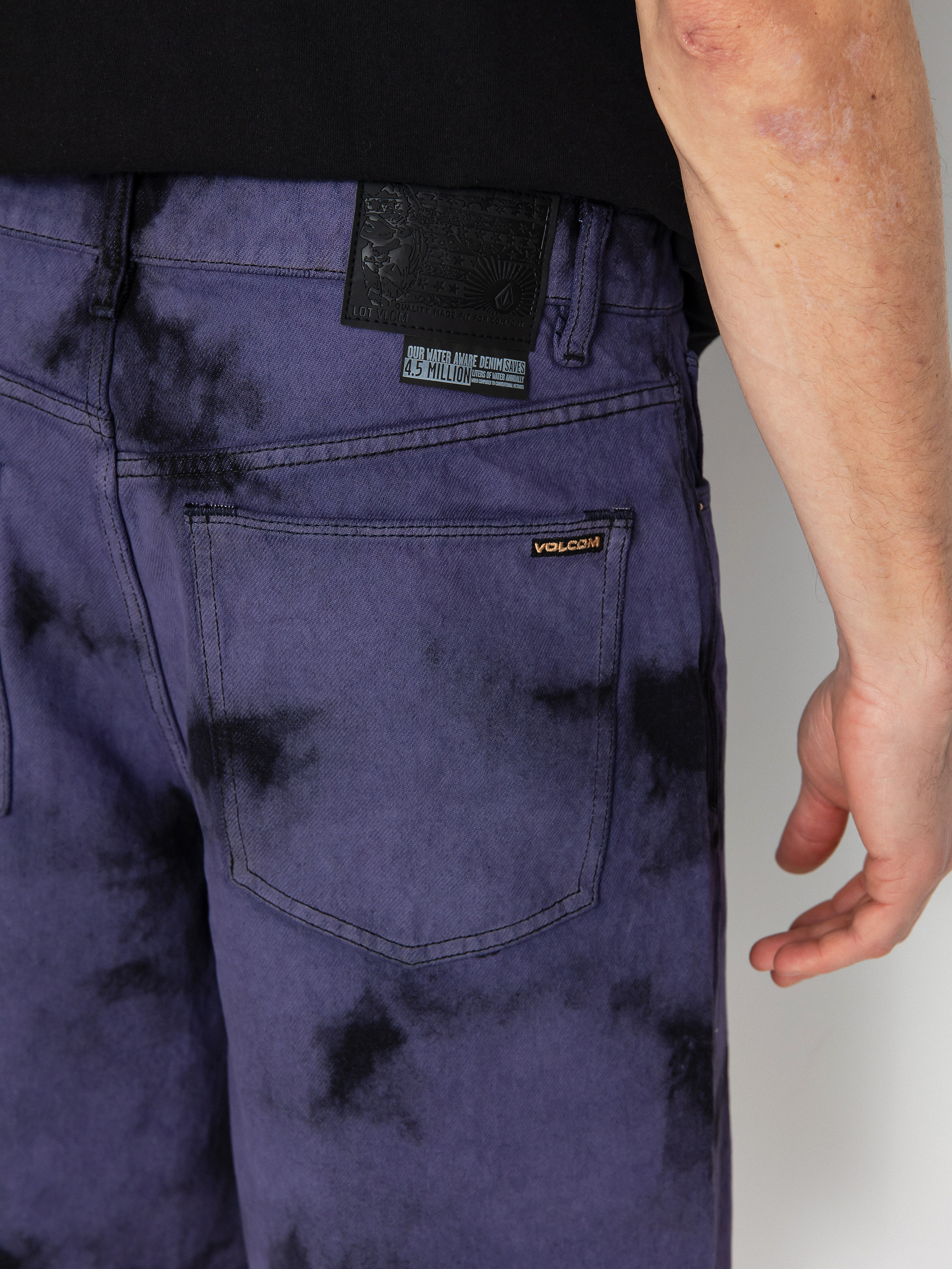 Kraťasy Volcom Billow Denim (deep purple)