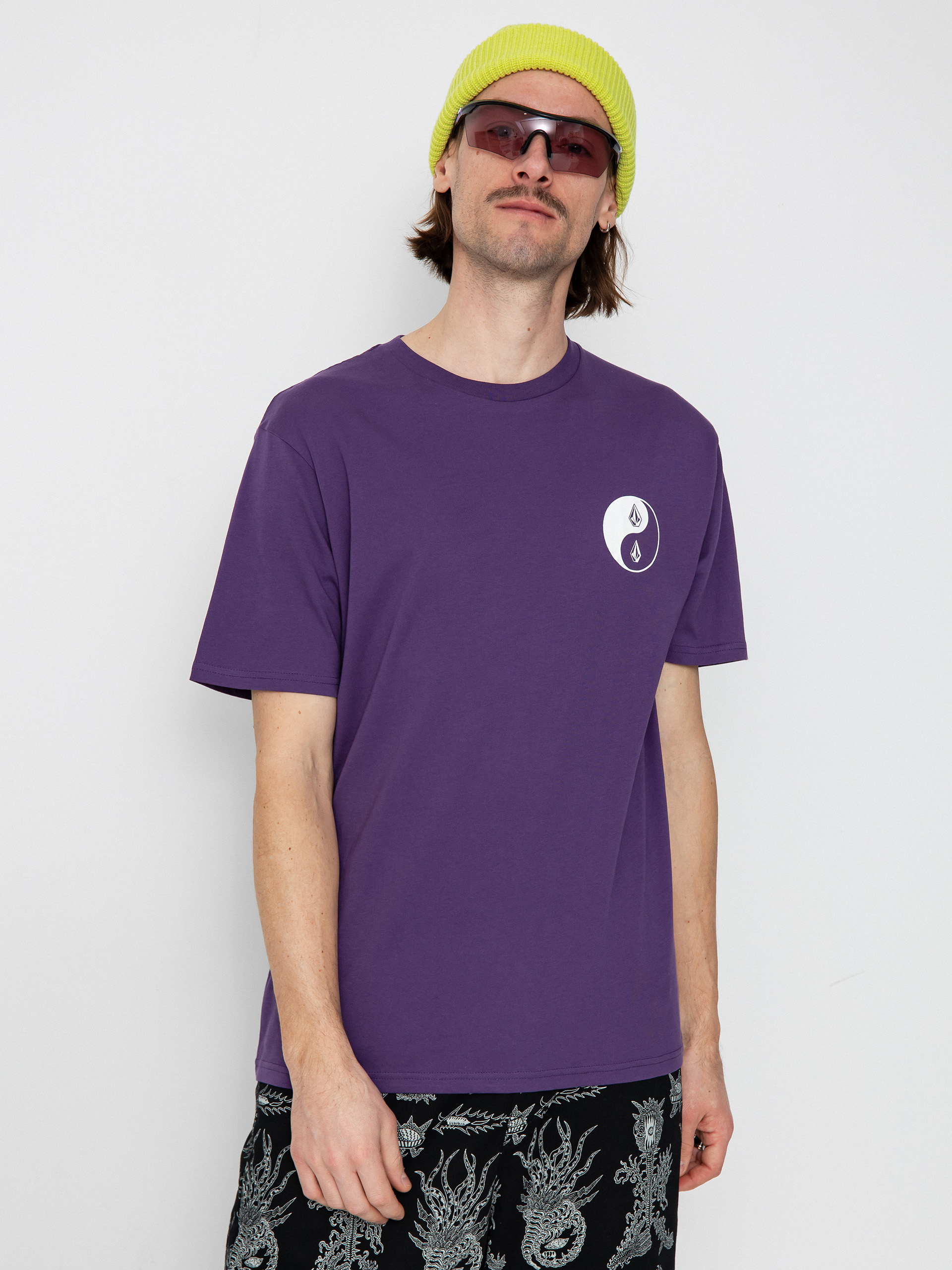 Tričko Volcom Counterbalance Bsc (deep purple)