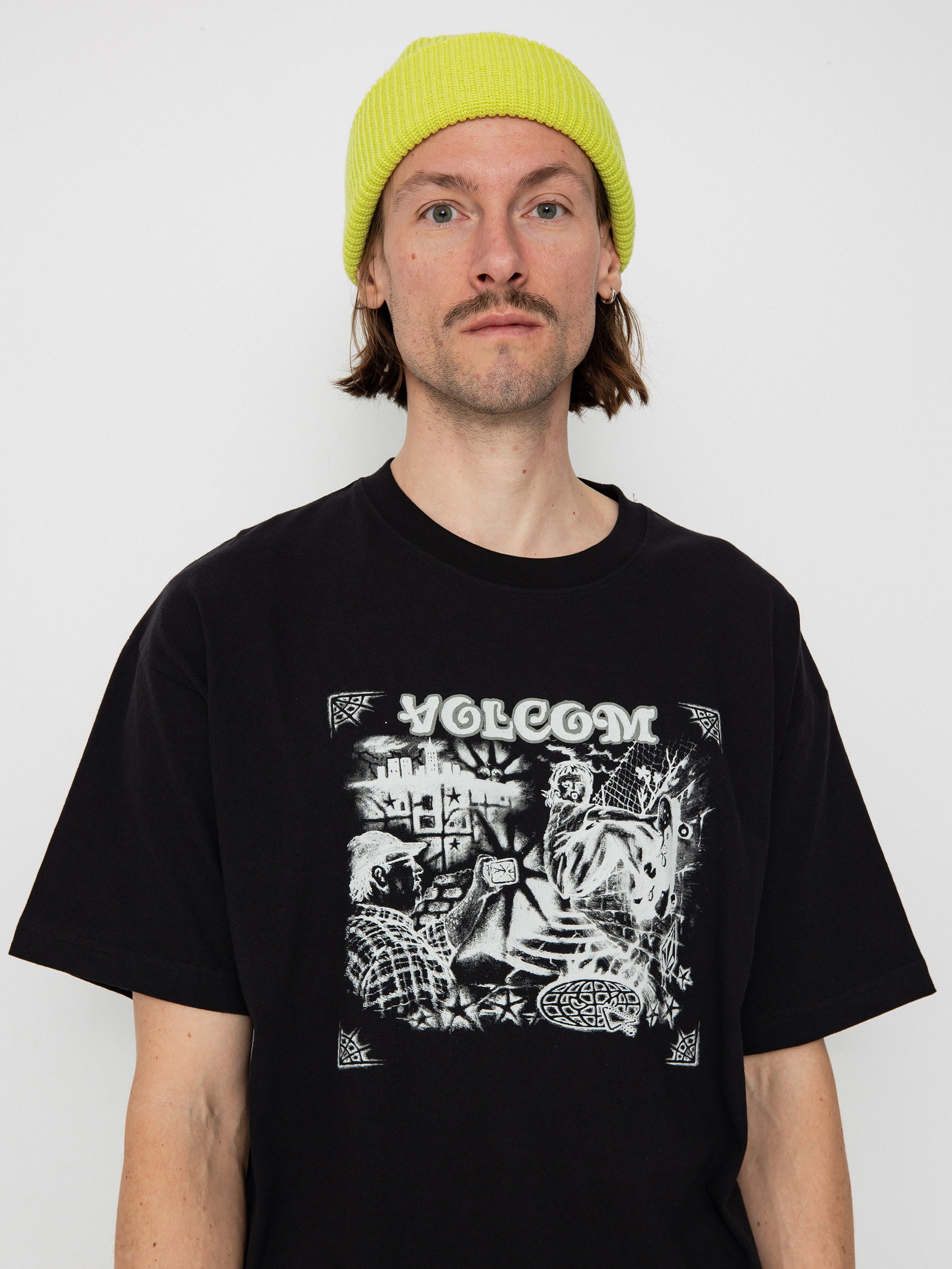 Tričko Volcom Street Keutchi (black)
