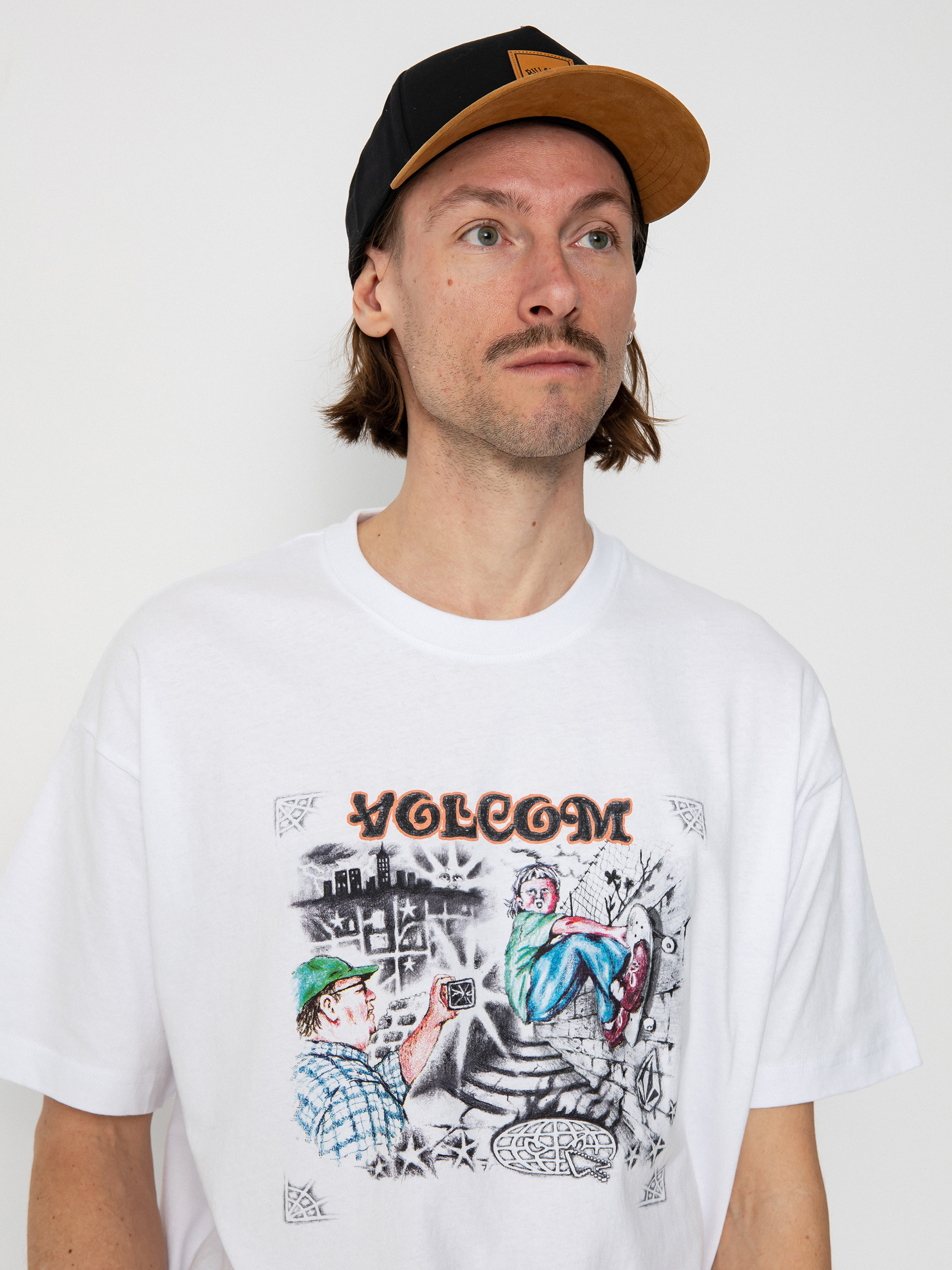 Tričko Volcom Street Keutchi (white)