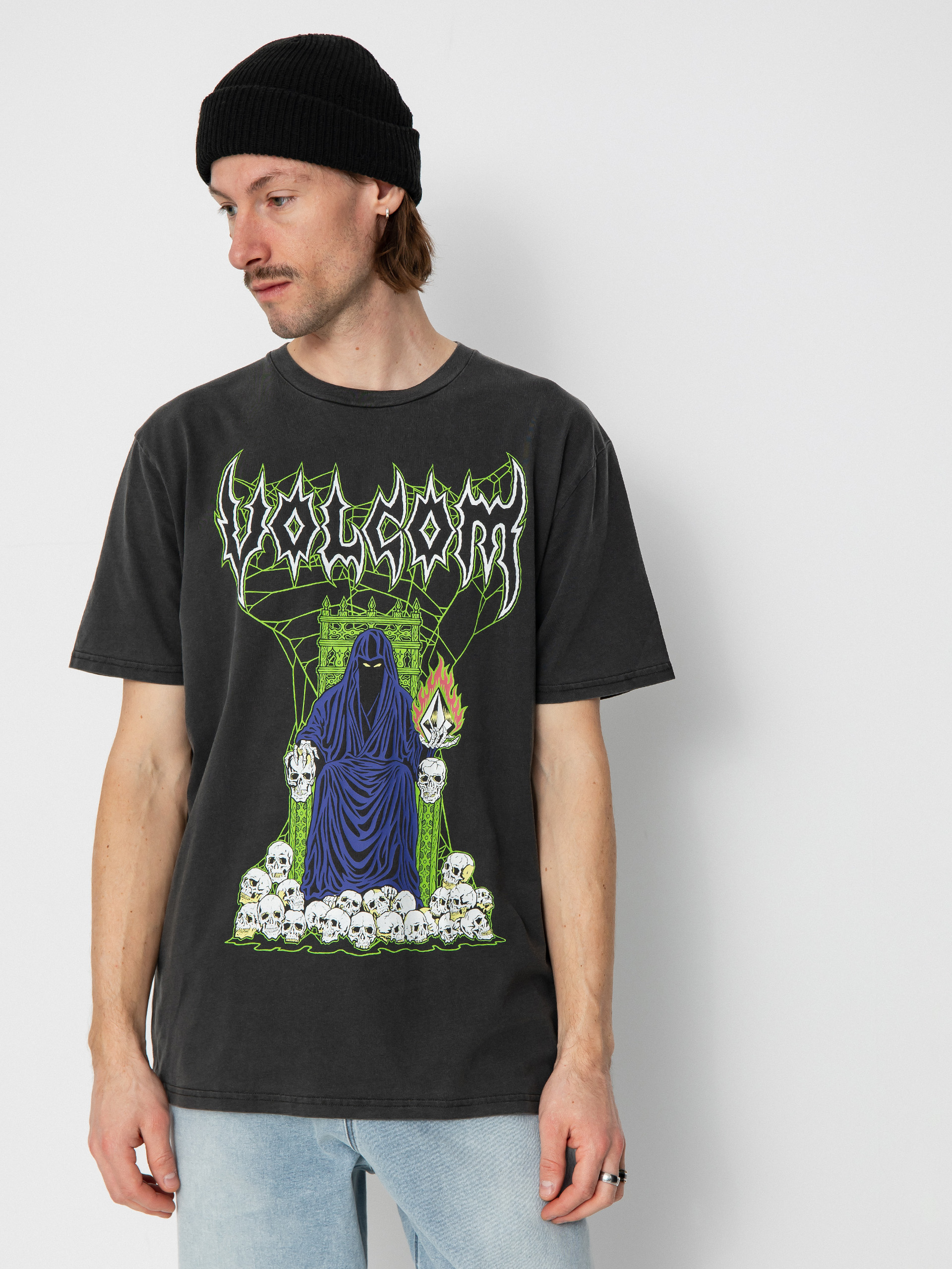 Tričko Volcom Stone Lord Pw (black)