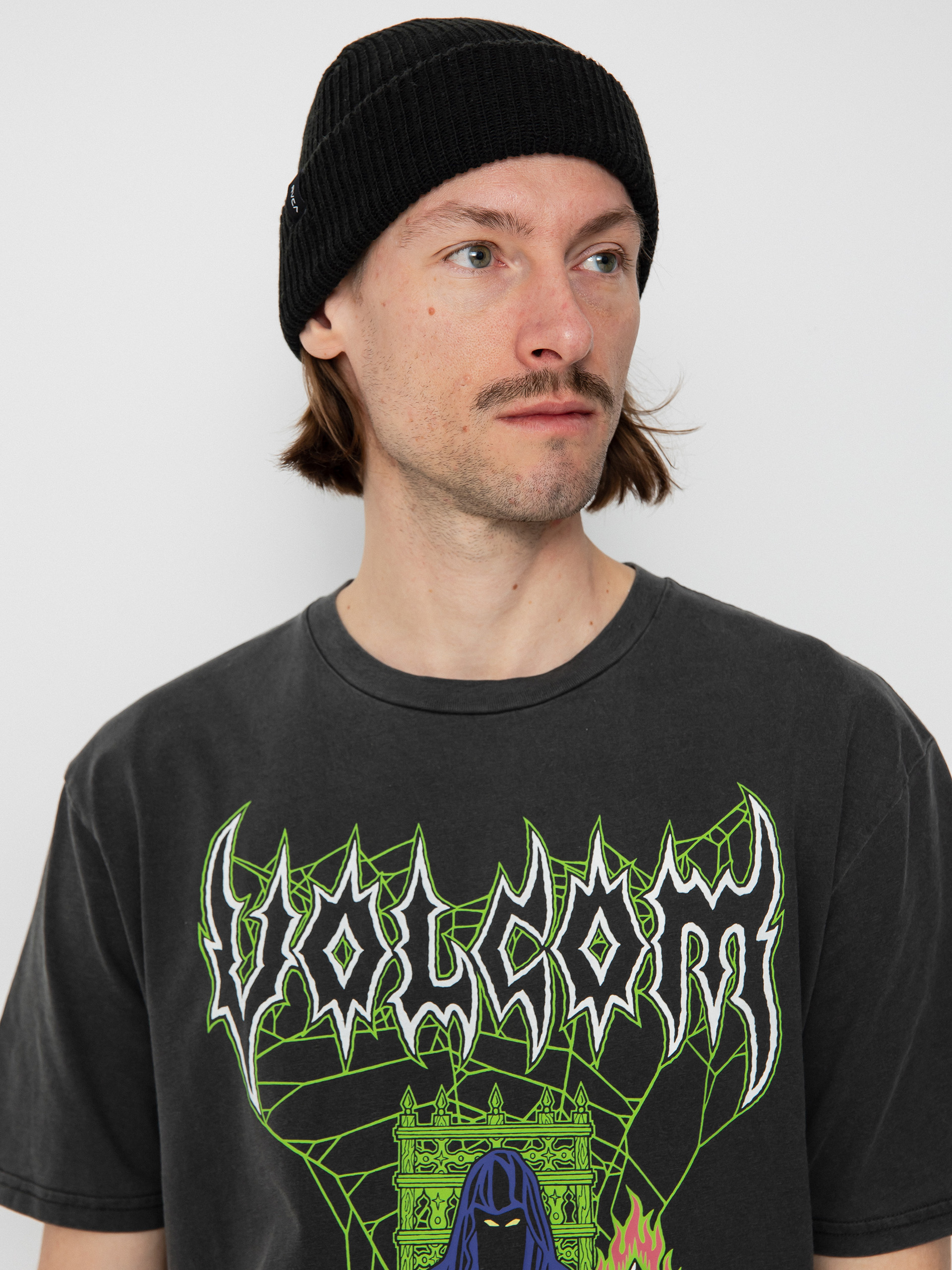 Tričko Volcom Stone Lord Pw (black)