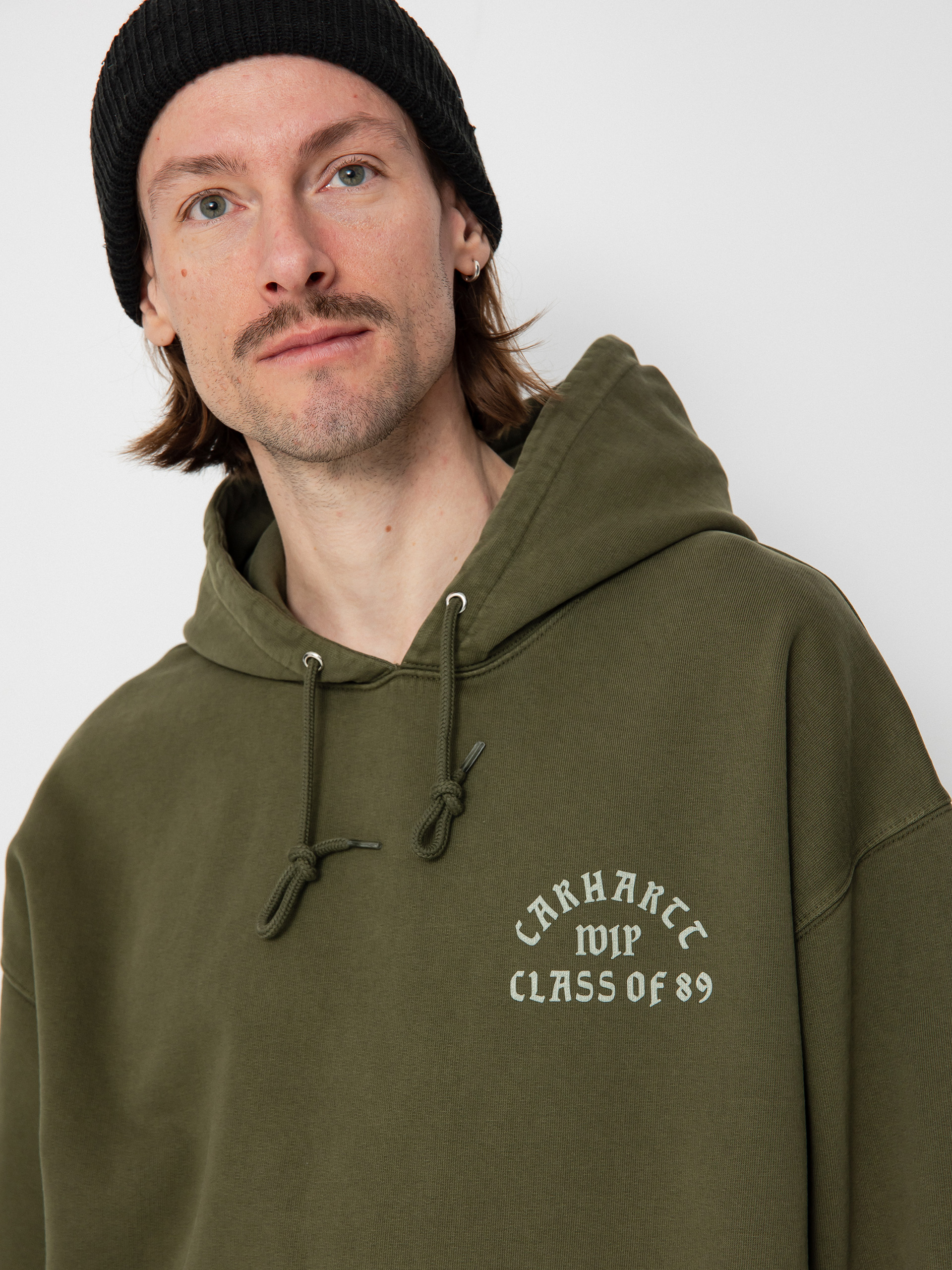 Mikina s kapucí Carhartt WIP Class of 89 HD (dundee/white)