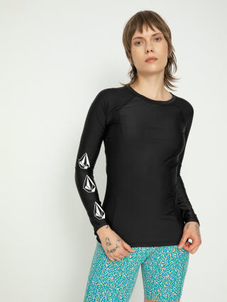 Triko Volcom Simply Core Wmn (black)