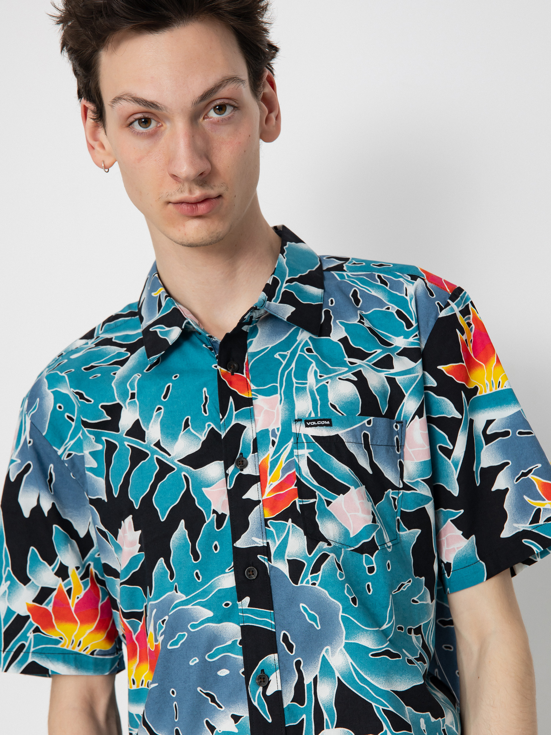 Košile Volcom Leaf Pit Floral (black)
