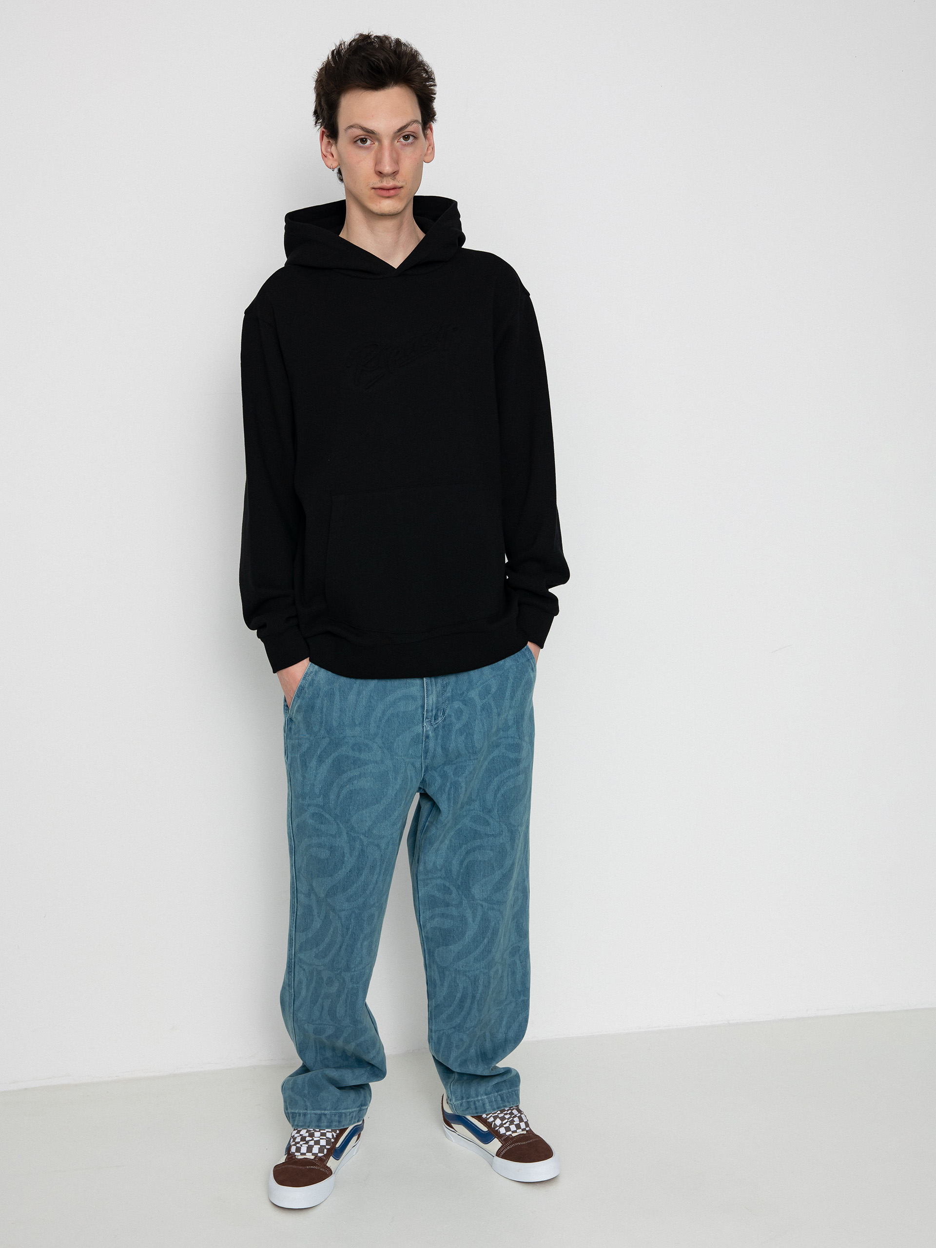 Mikina s kapucí RipNDip Autograph HD (black)