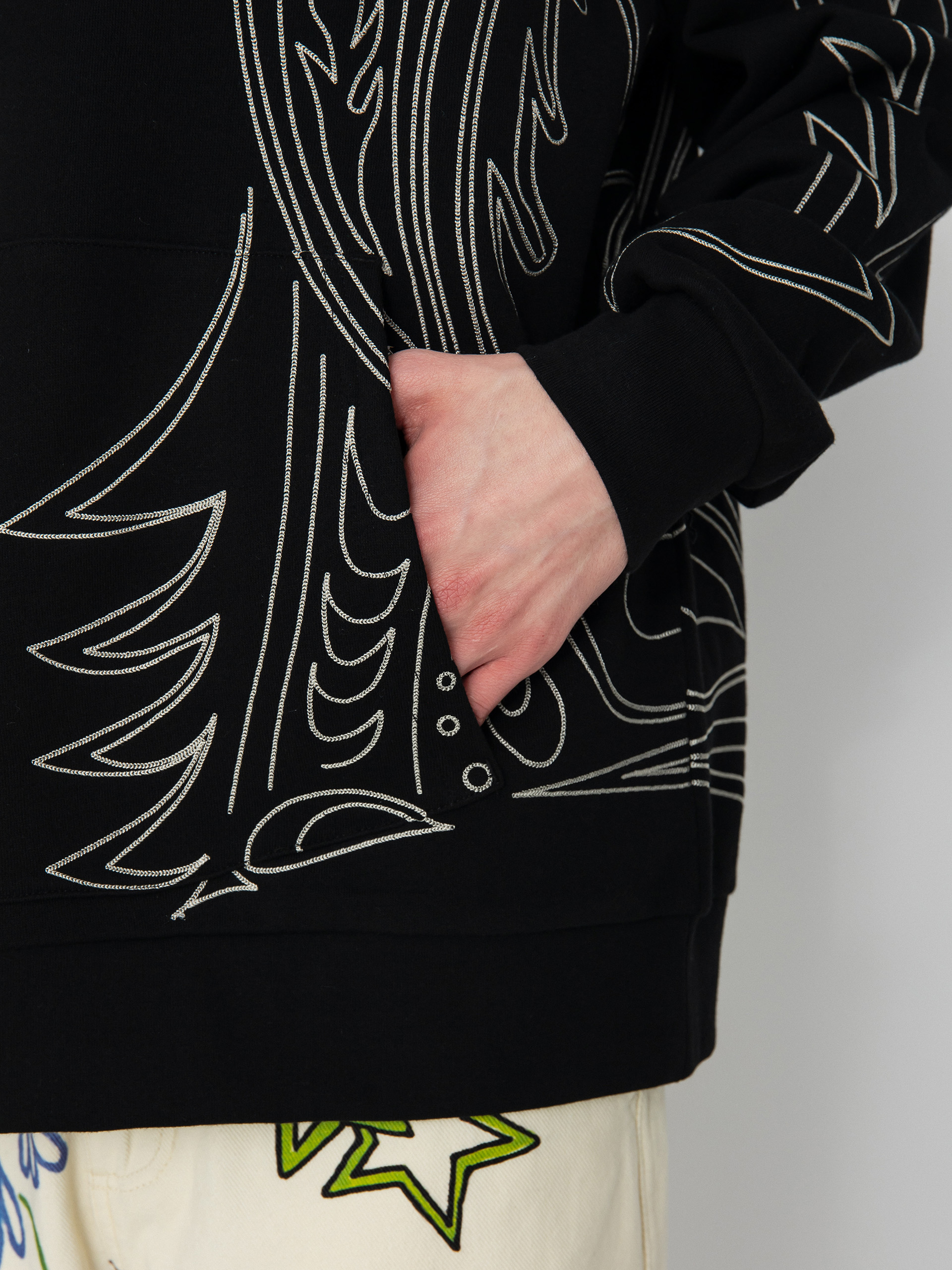 Mikina s kapucí RipNDip Howdy HD (black)