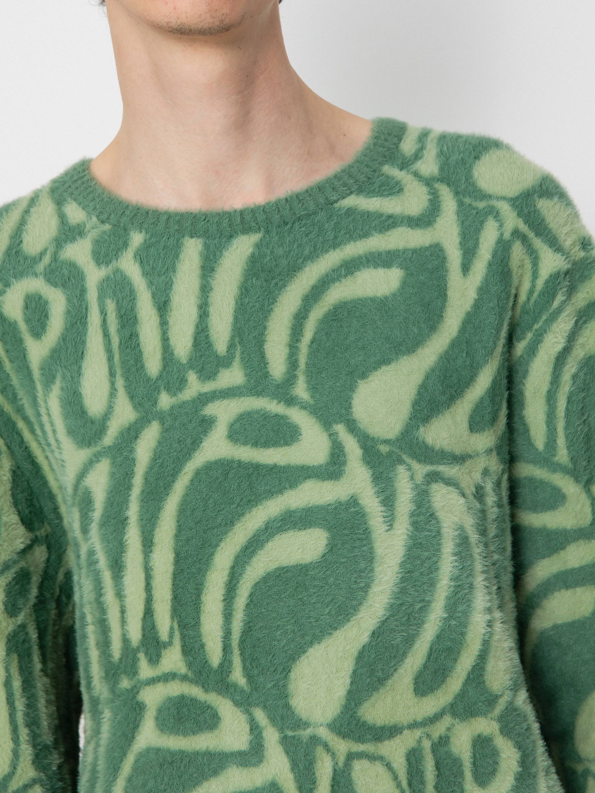 Svetr RipNDip Wilshire Knit Mohair (pine)