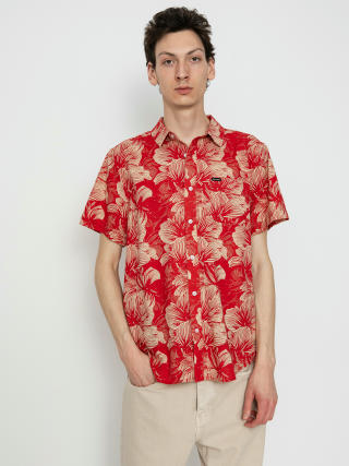Košile Brixton Charter Print (casa red/oatmilk floral)