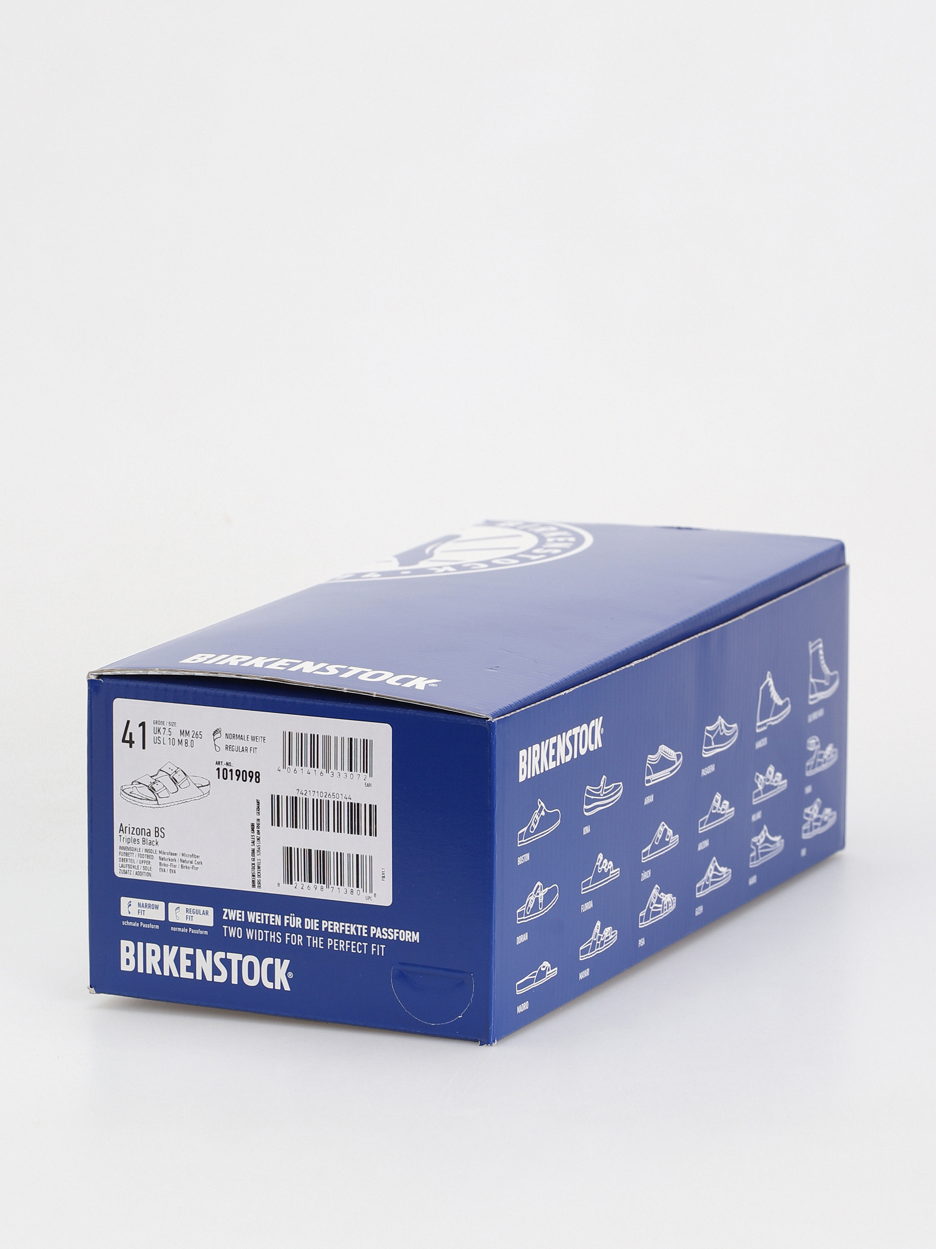 Plážovky Birkenstock Arizona Birko Flor Regular (black)