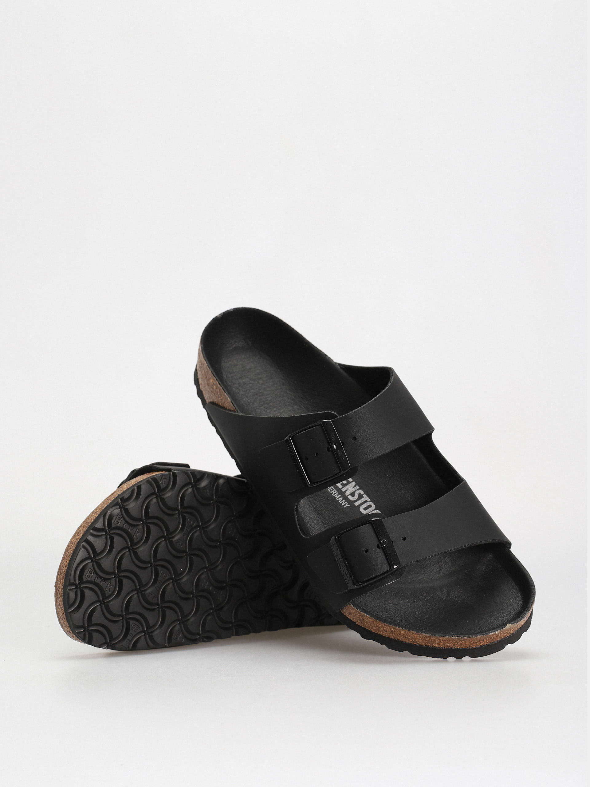 Plážovky Birkenstock Arizona Birko Flor Regular (black)