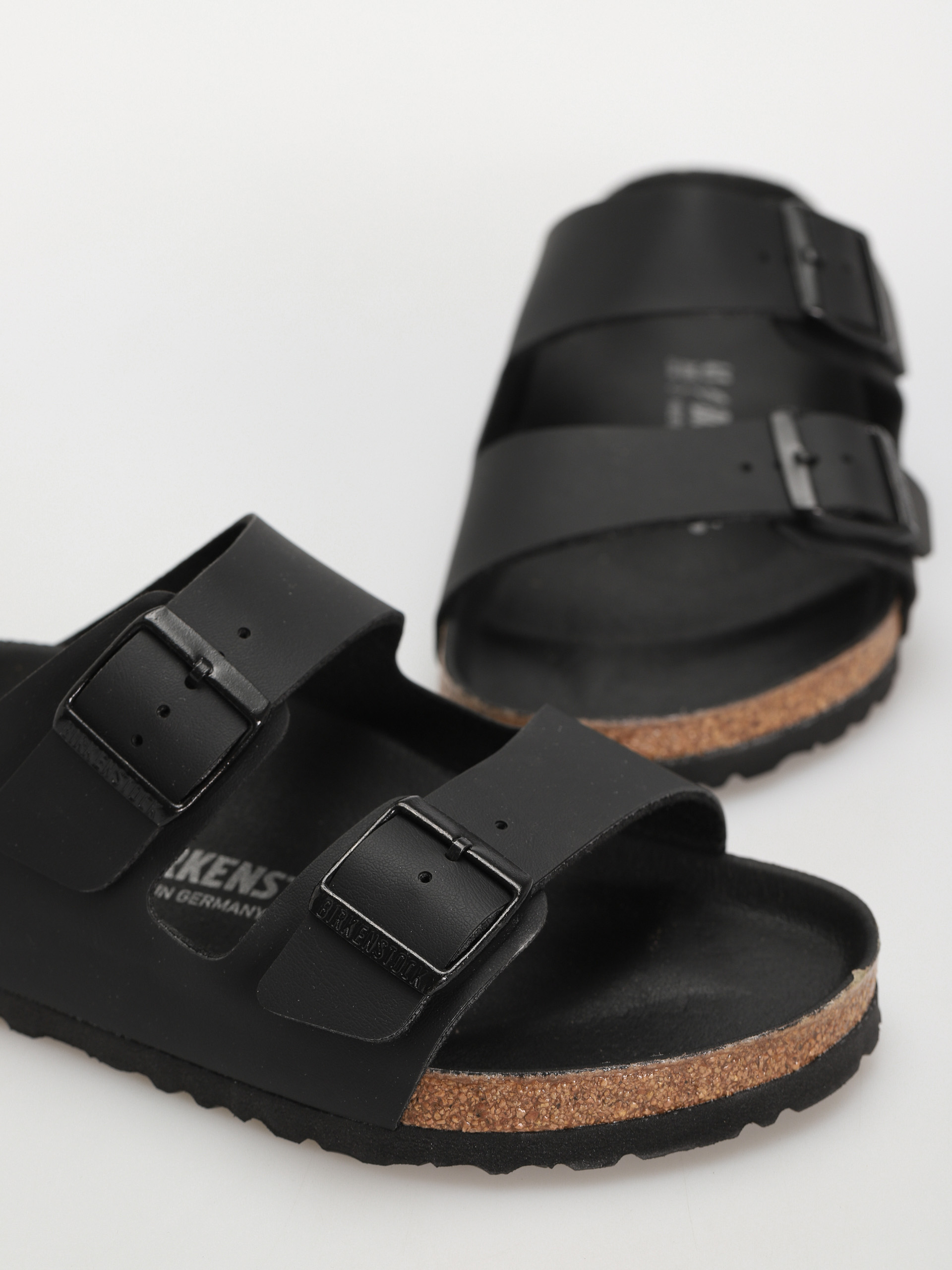 Plážovky Birkenstock Arizona Birko Flor Regular (black)