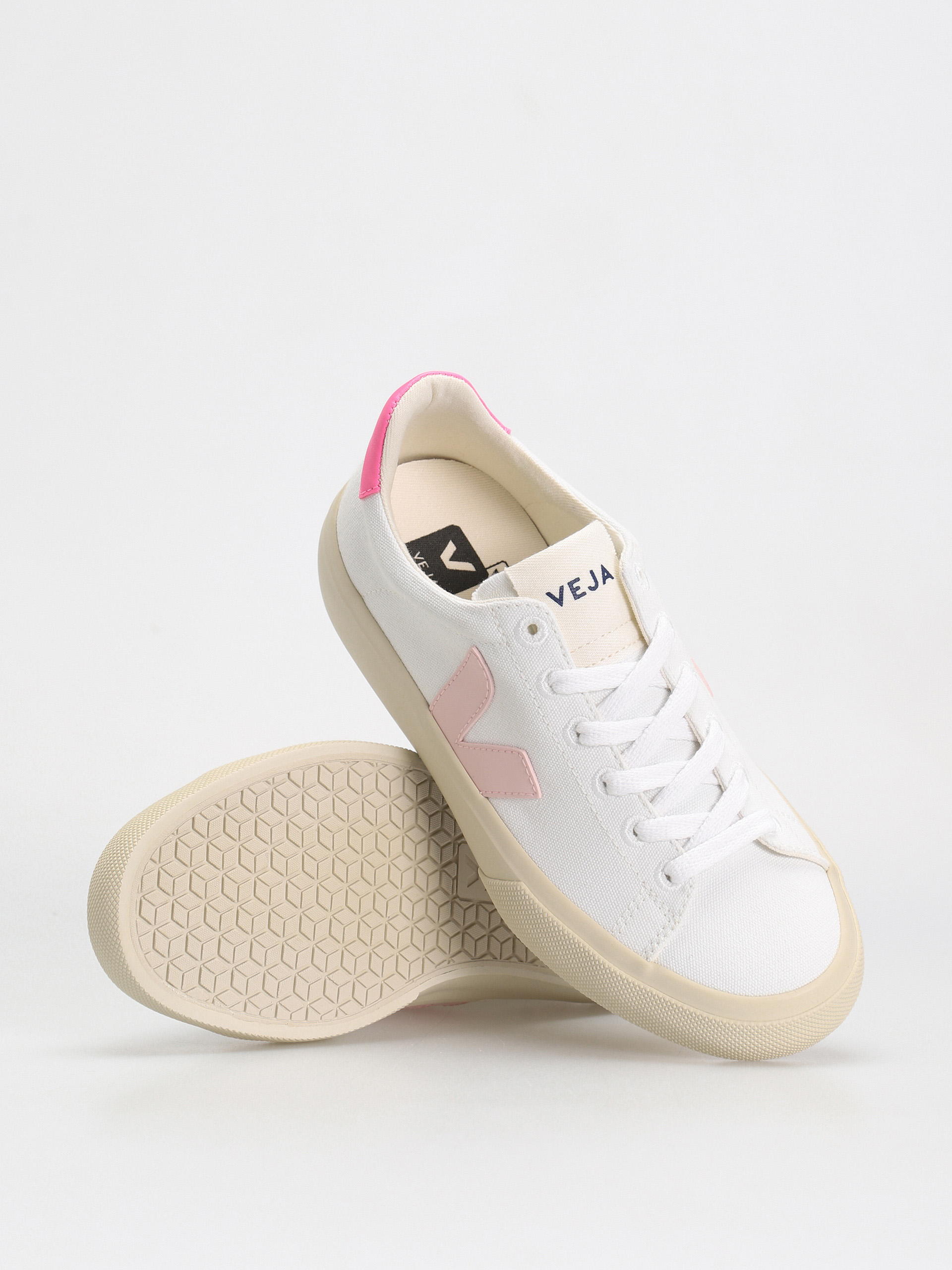 Boty Veja Campo Canvas Wmn (white petale sari)