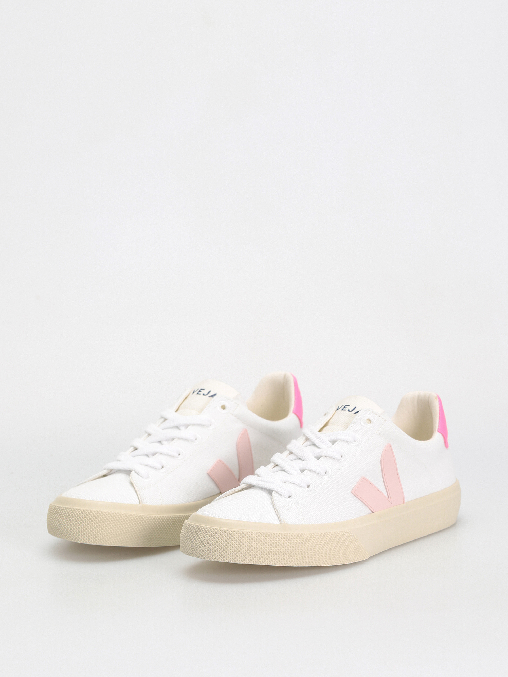 Boty Veja Campo Canvas Wmn (white petale sari)