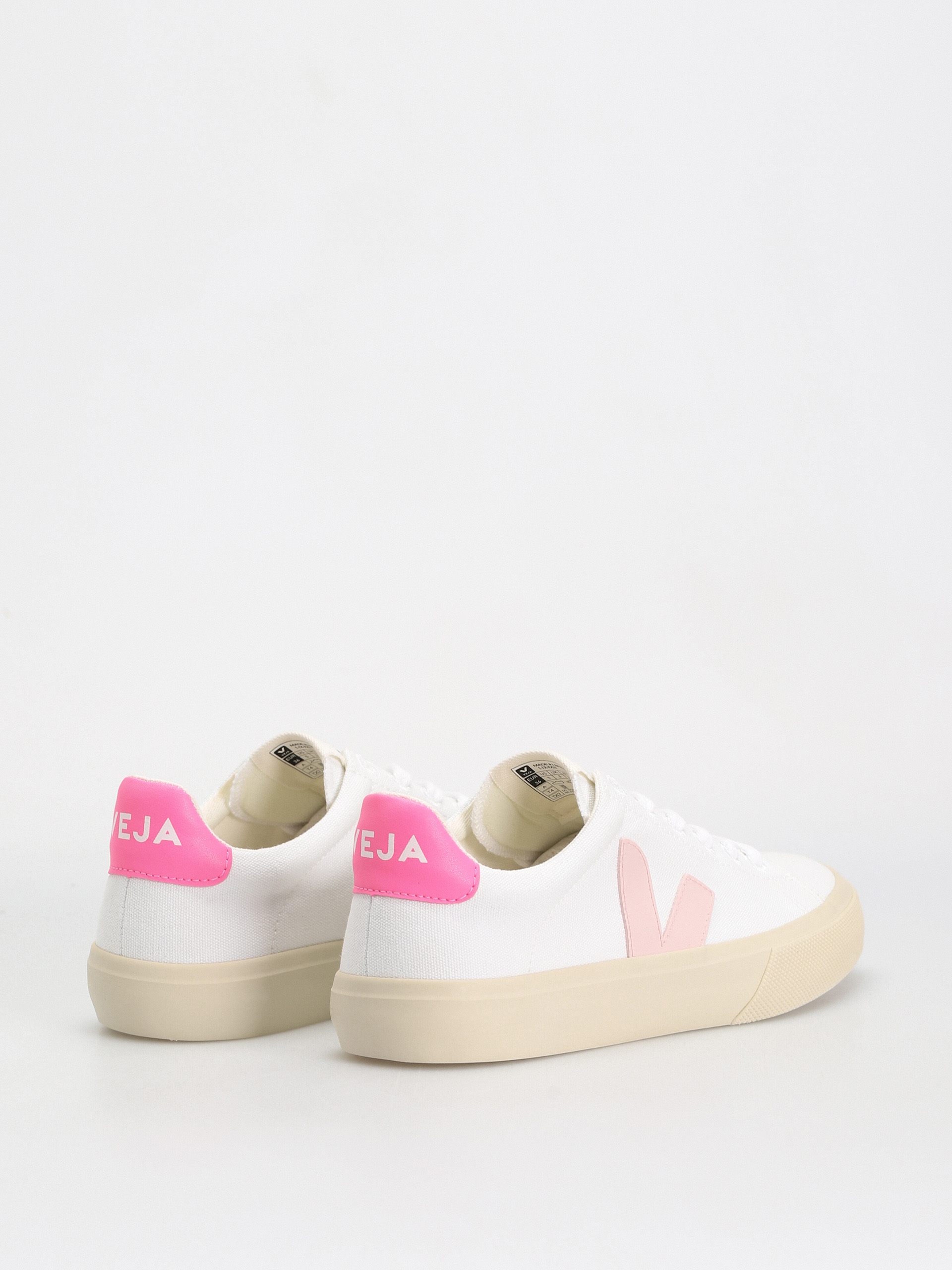 Boty Veja Campo Canvas Wmn (white petale sari)
