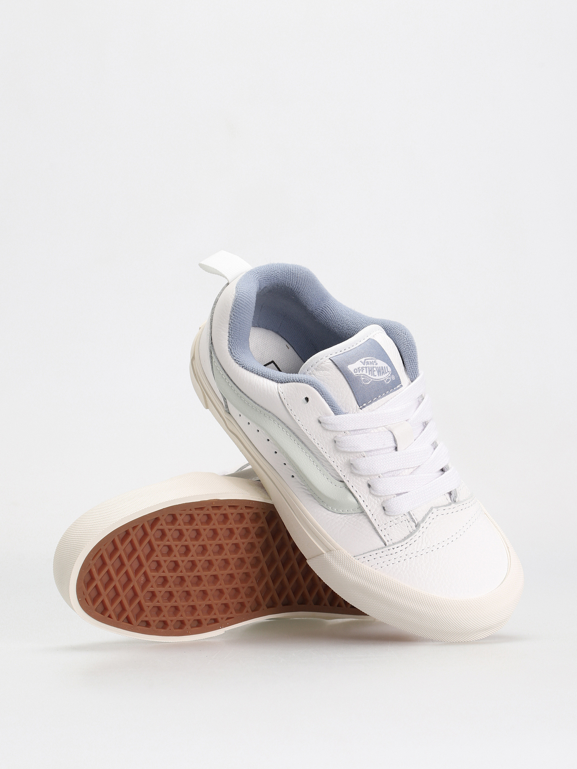 Boty Vans Knu Skool (premium leather dusty blue)