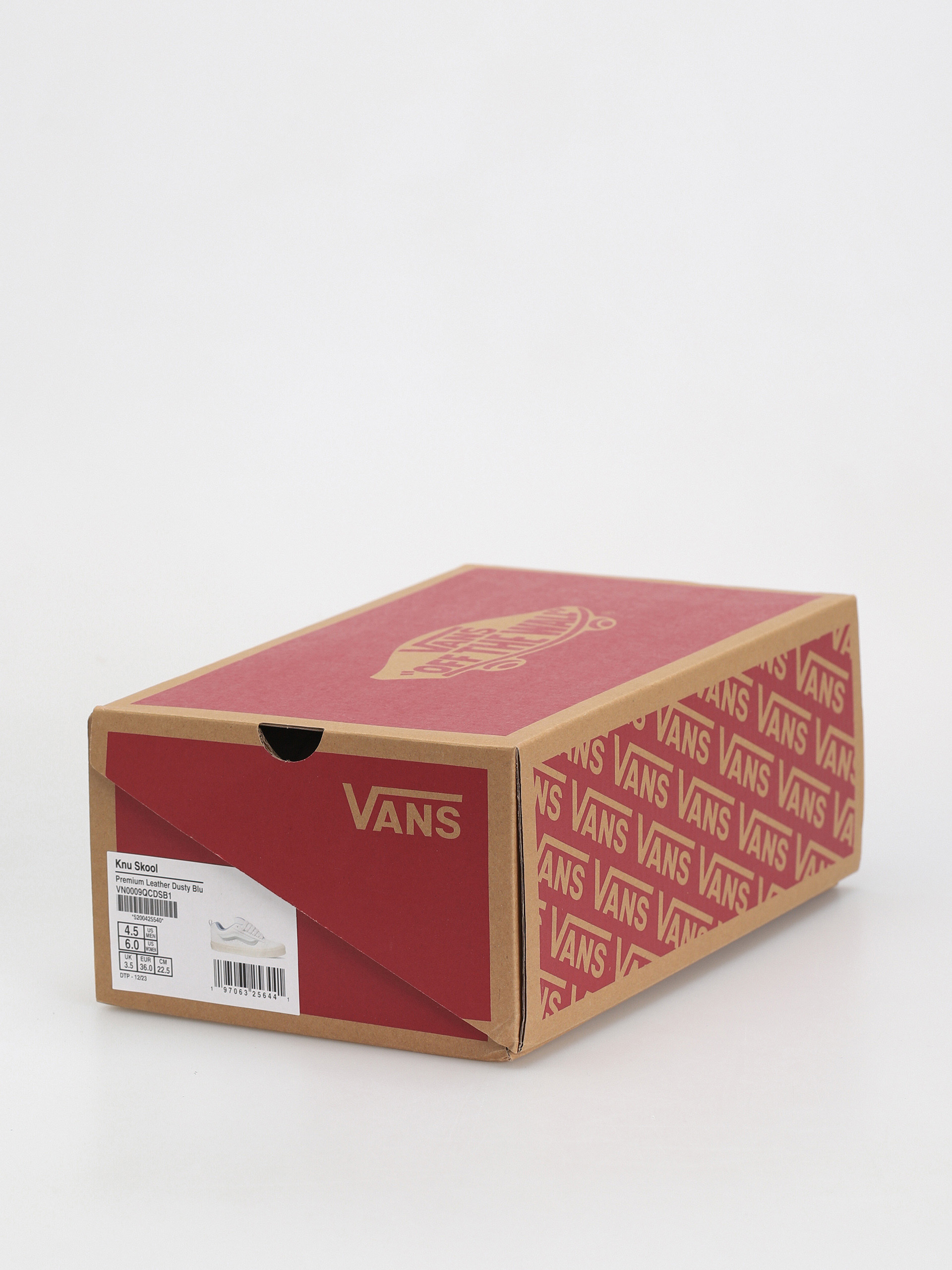 Boty Vans Knu Skool (premium leather dusty blue)