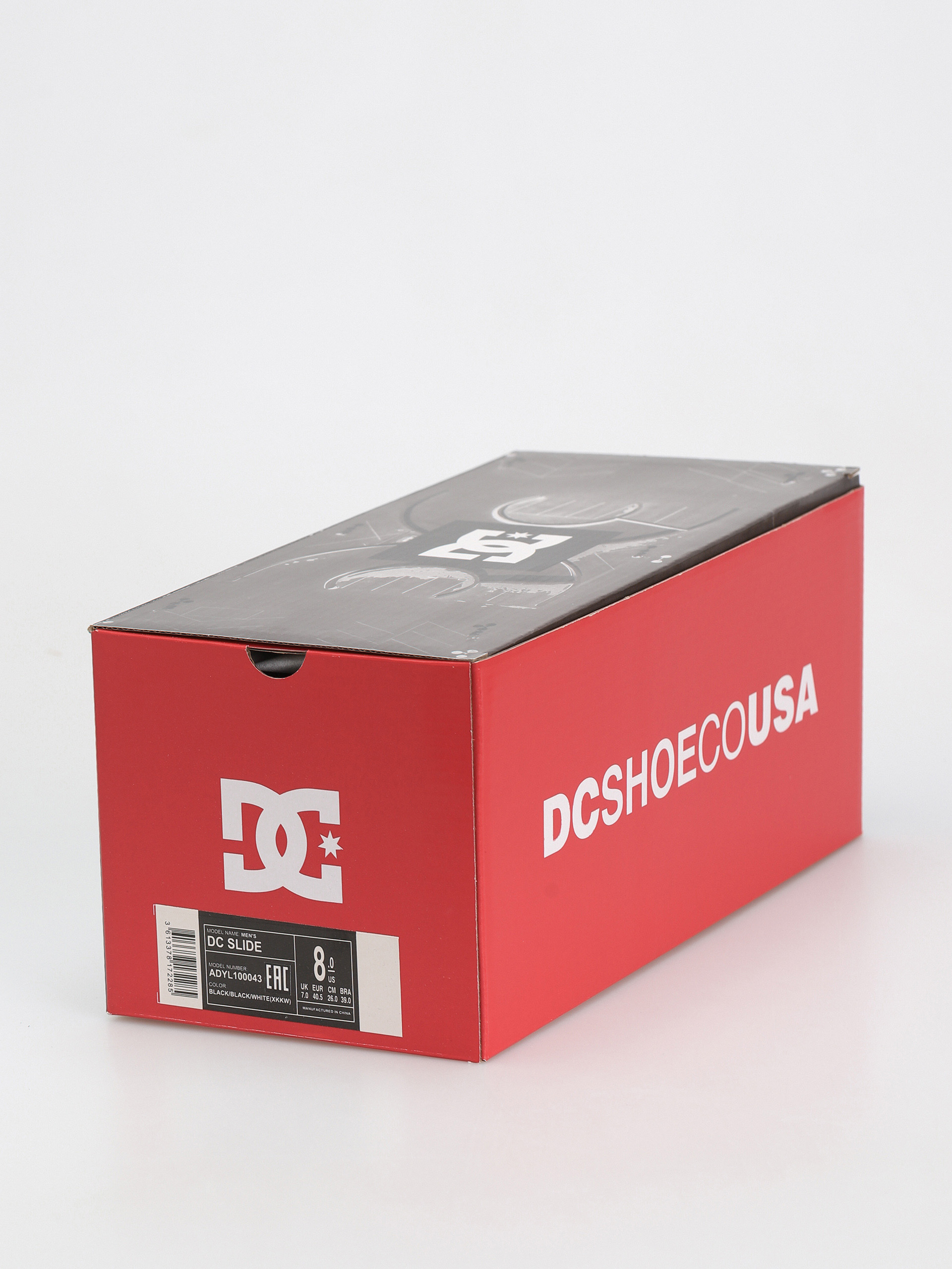 Plážovky DC Dc Slide (black/black/white)