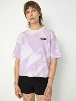 Tričko The North Face Oversize Simple Dome Print Wmn (icy lilac garment fold)