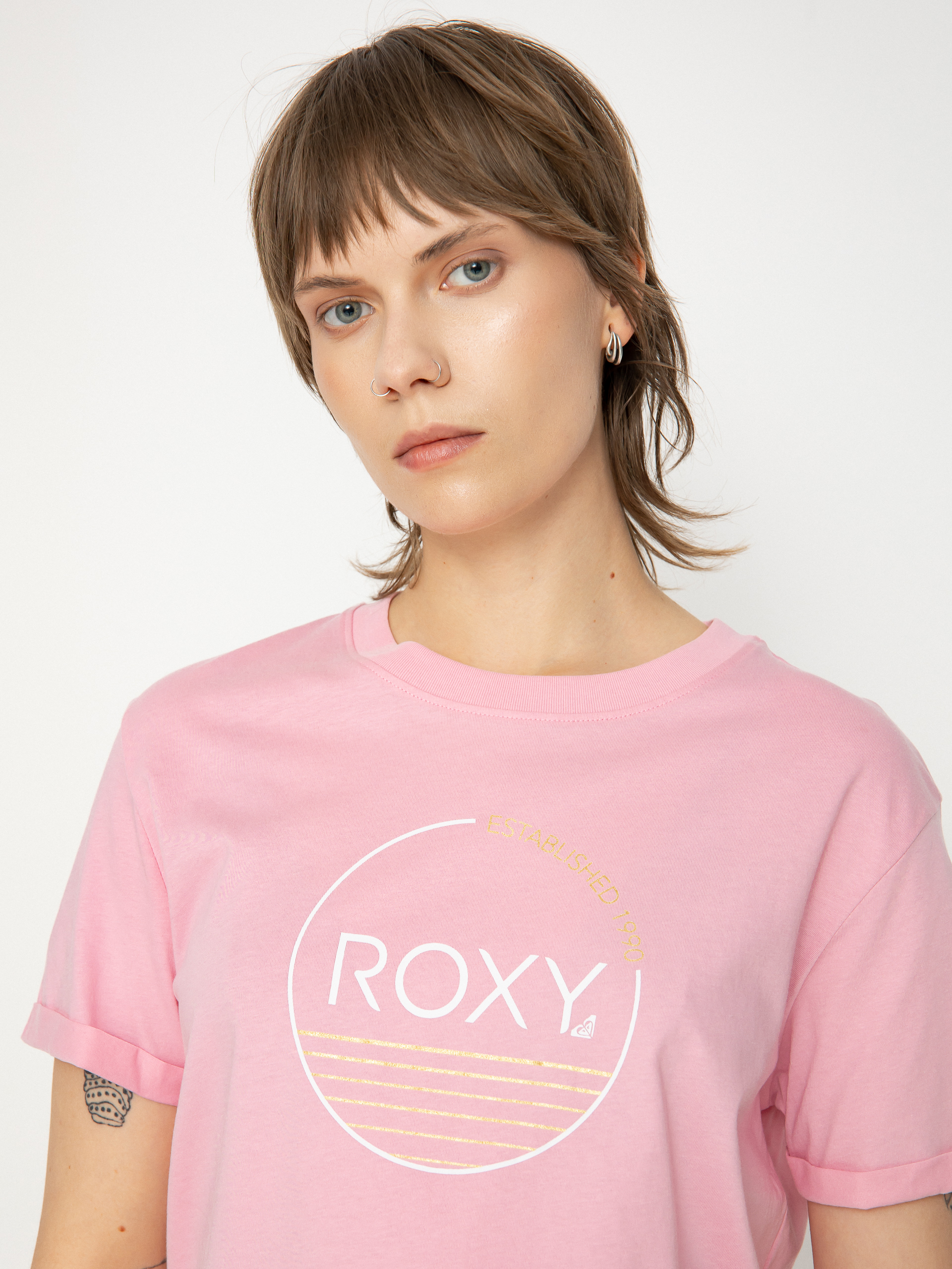 Tričko Roxy Noon Ocean Wmn (m pink)