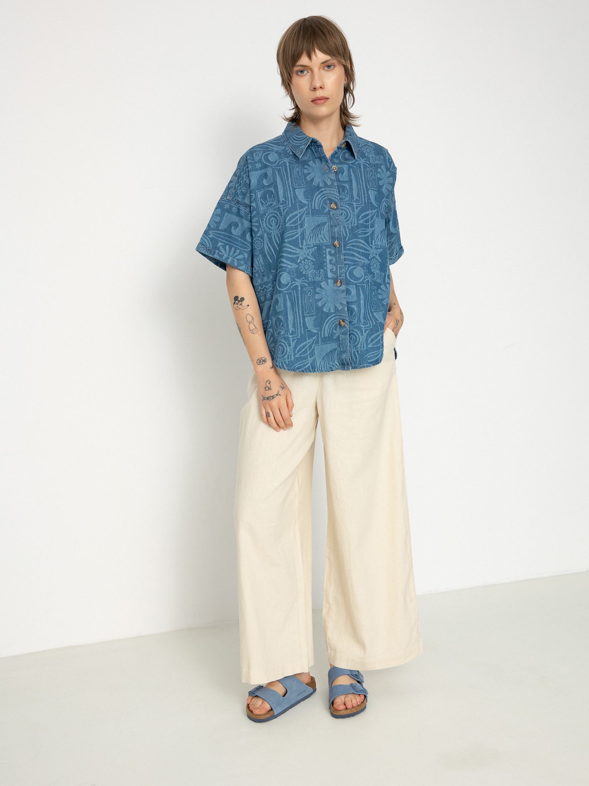 Košile Roxy Beach Nostalgia Denim Wmn