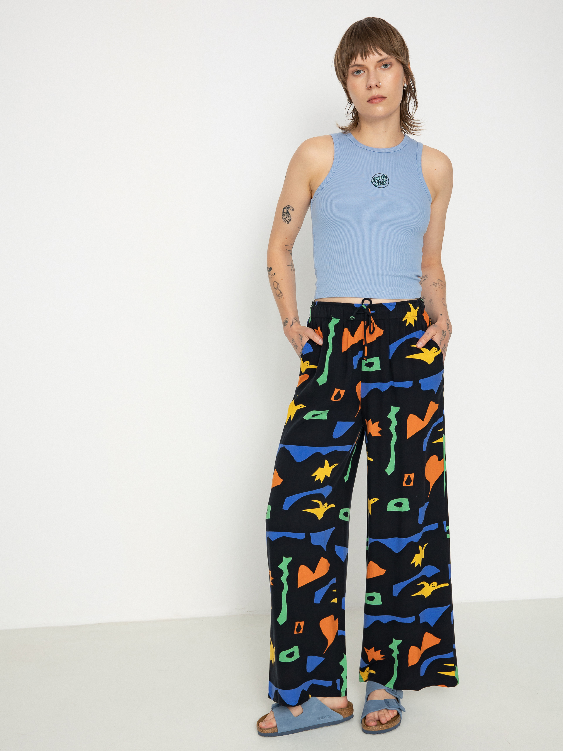 Tričko Santa Cruz Partial Dot Emb Wmn