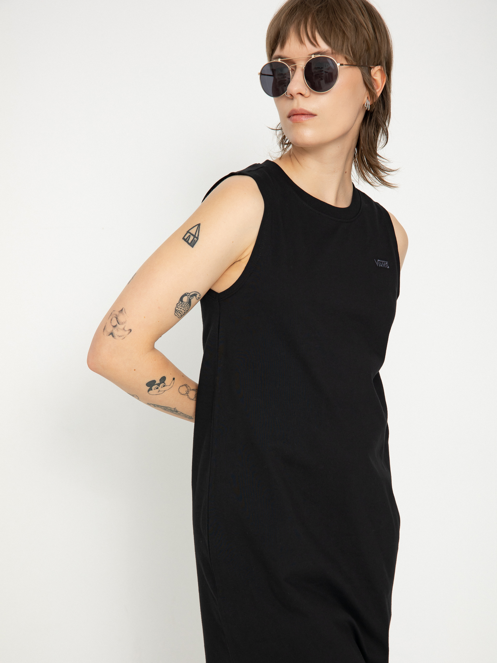 Šaty  Vans Left Chest Maxi Wmn (black)