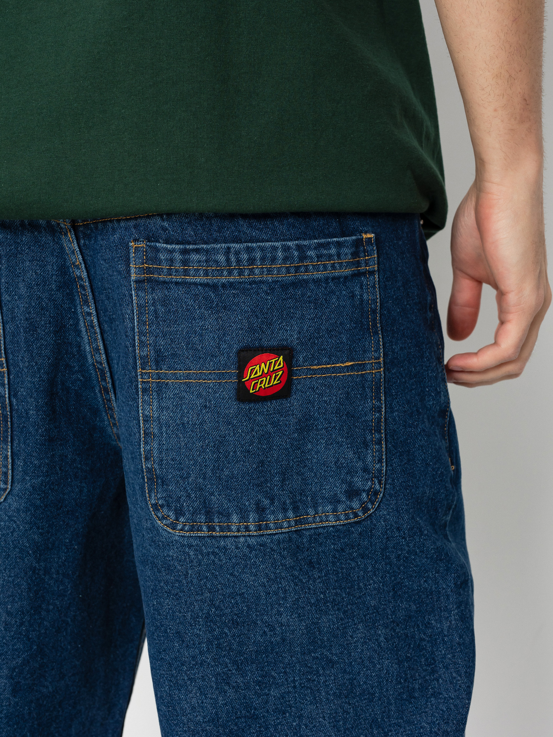 Kalhoty Santa Cruz Classic Label Jean (classic blue)