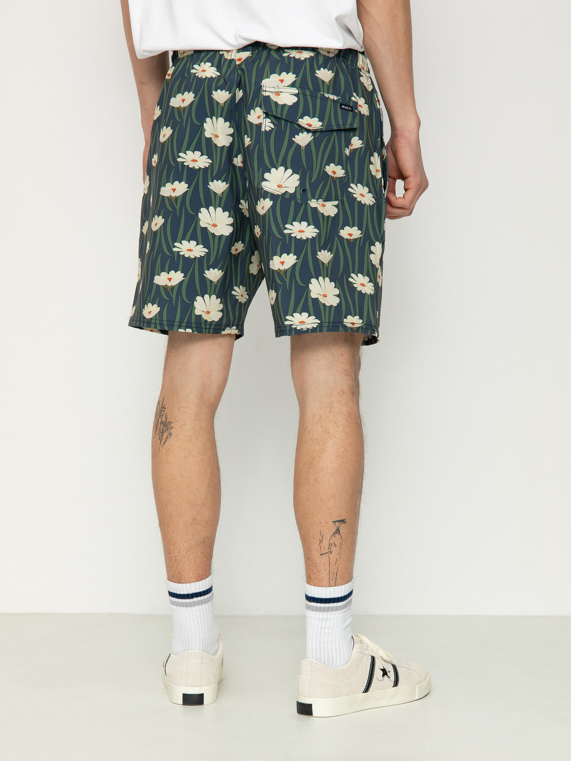 Plážové kraťasy RVCA Va Elastic (moody blue)