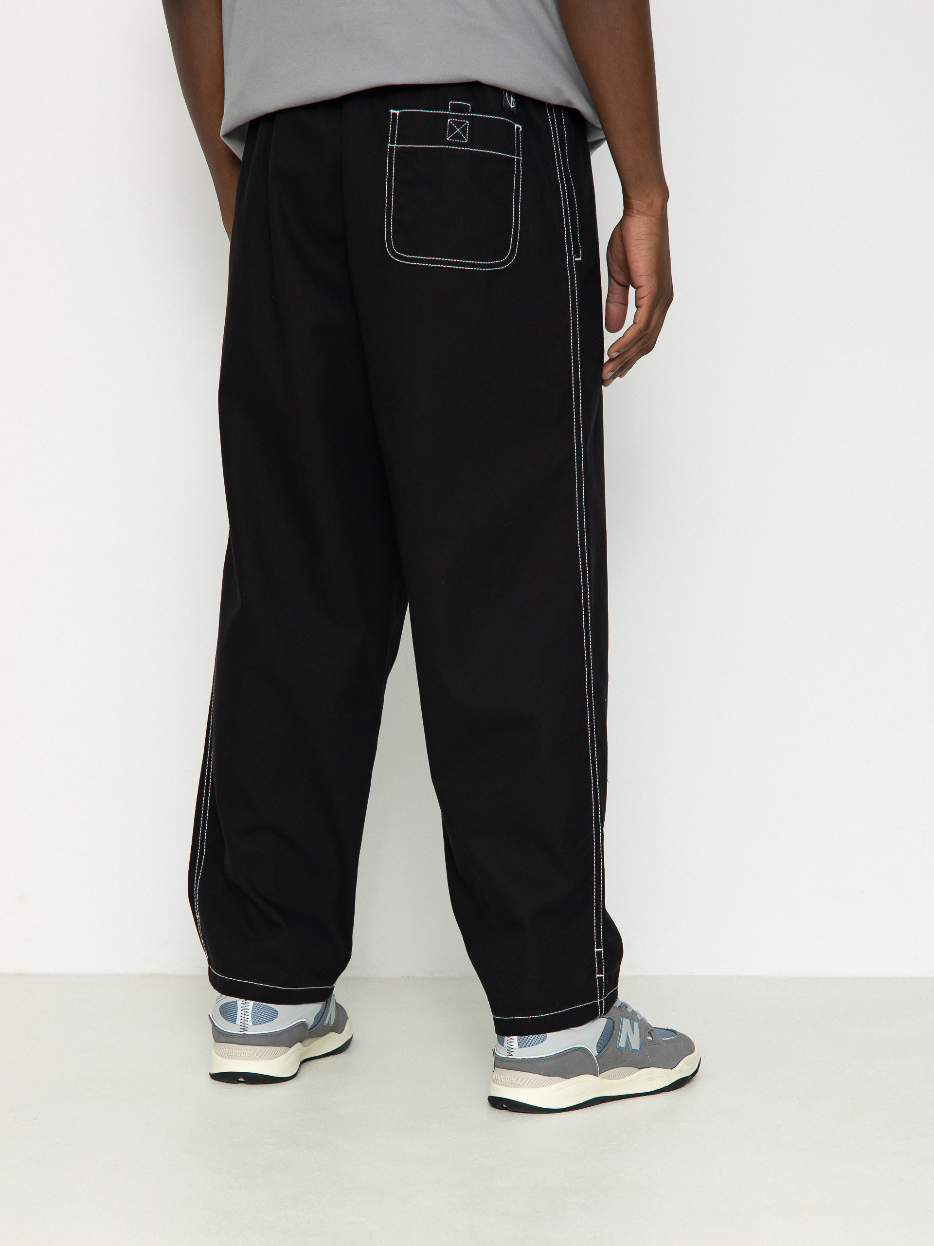 Kalhoty Polar Skate Surf Pants Contrast (black/white)