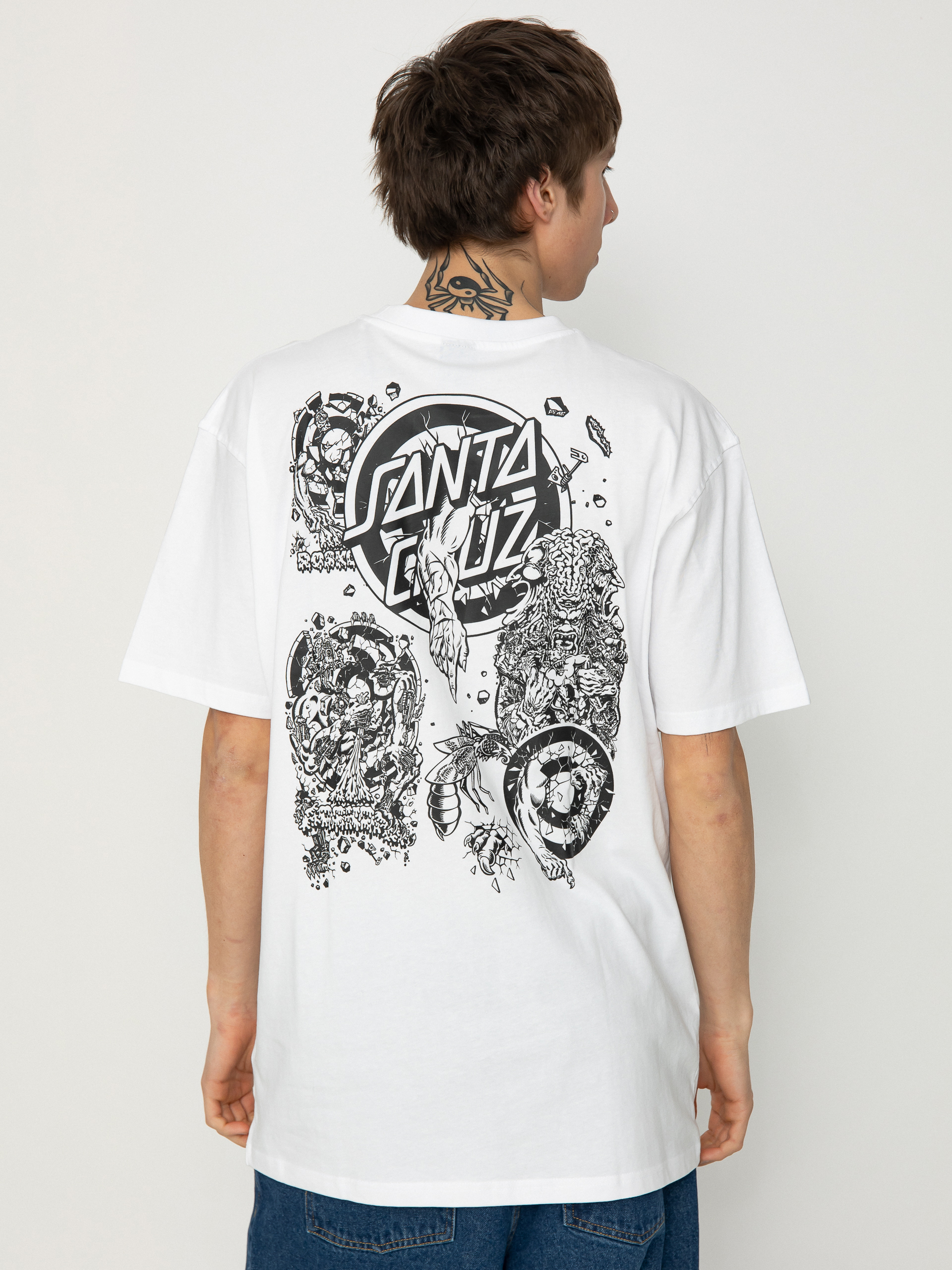 Tričko Santa Cruz Roskopp Evo 2 (white)