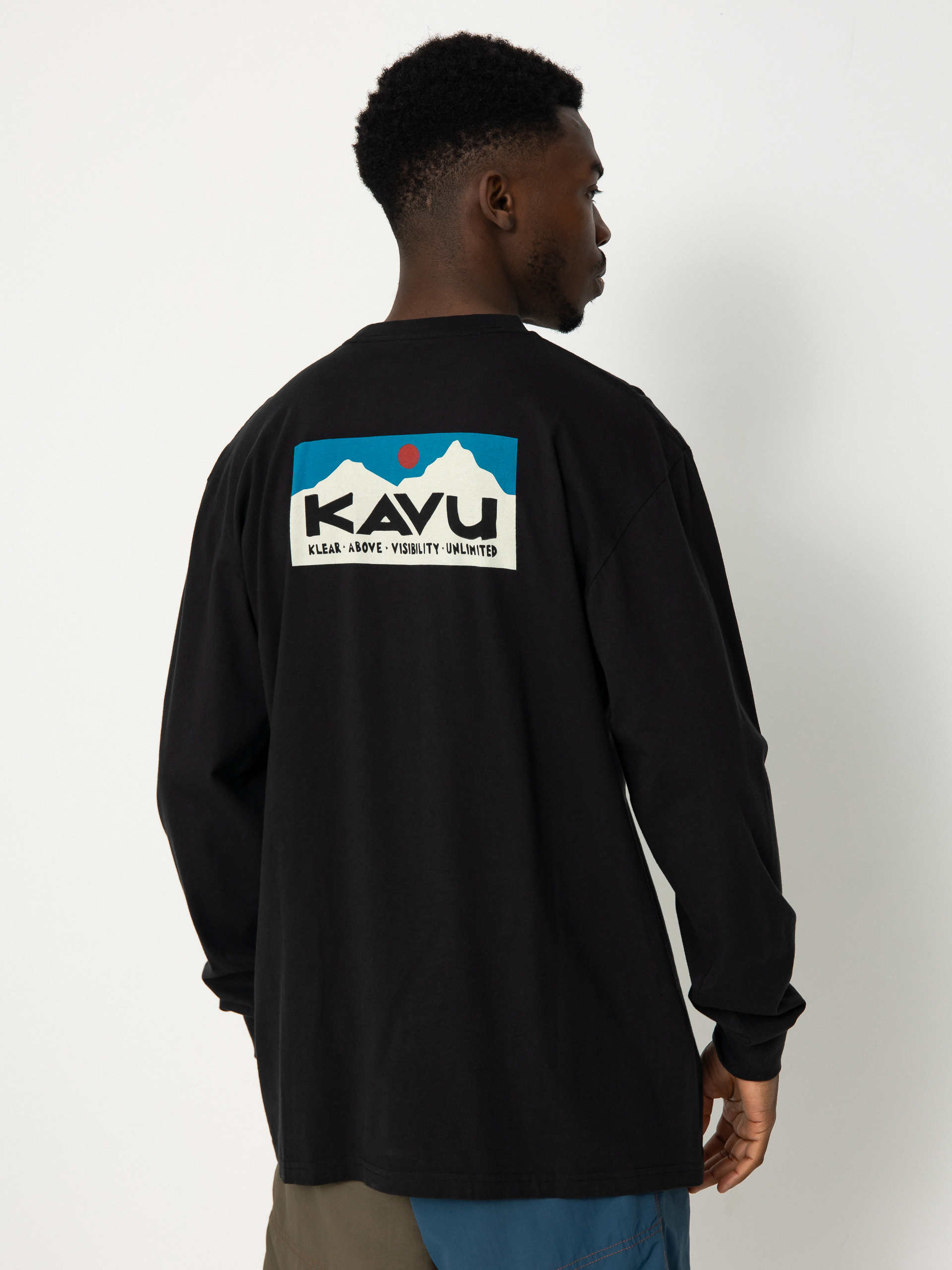 Tričko Kavu LS Etch Art (black)