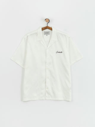 Košile Carhartt WIP Delray (white/black)