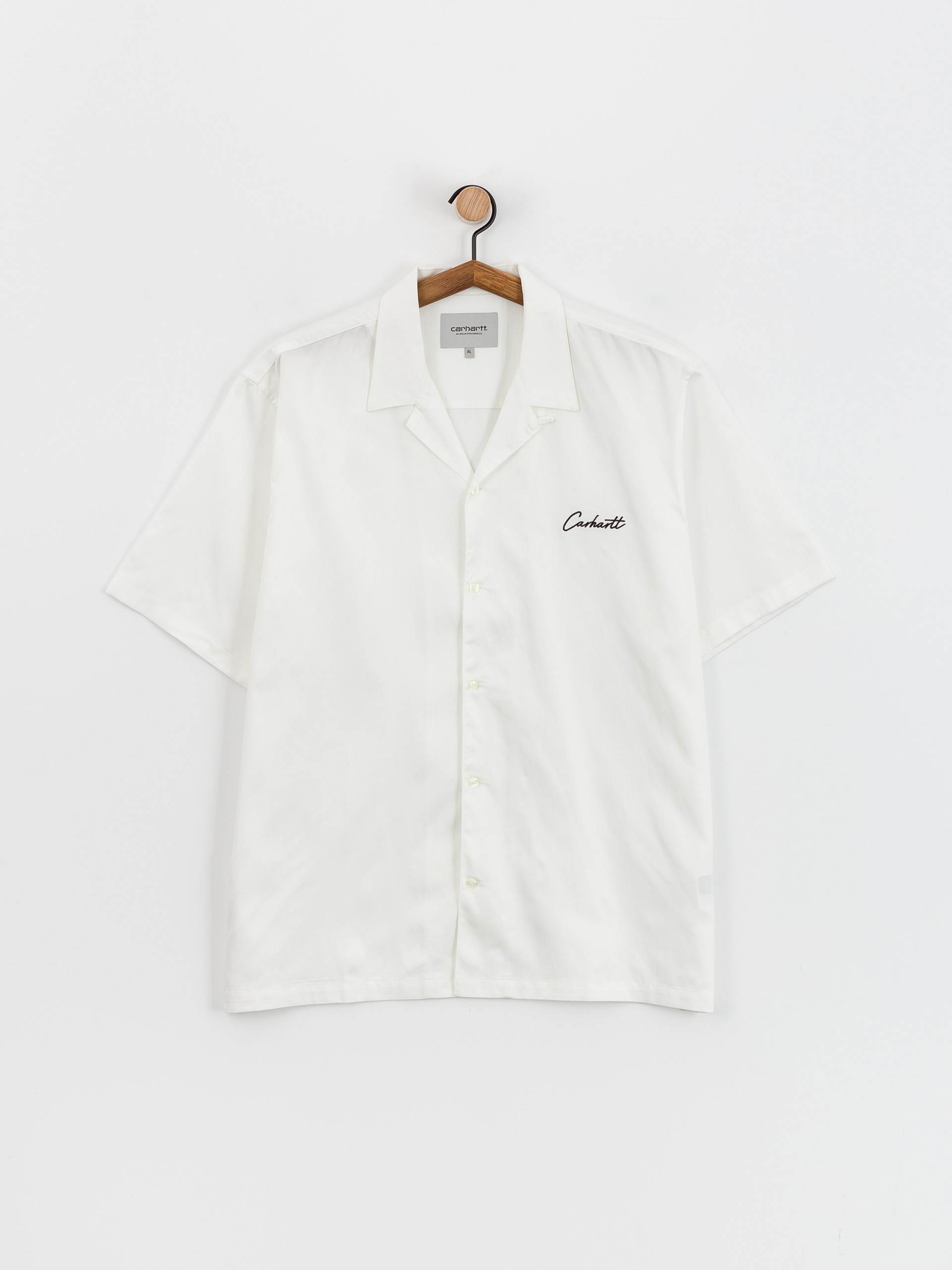 Košile Carhartt WIP Delray (white/black)