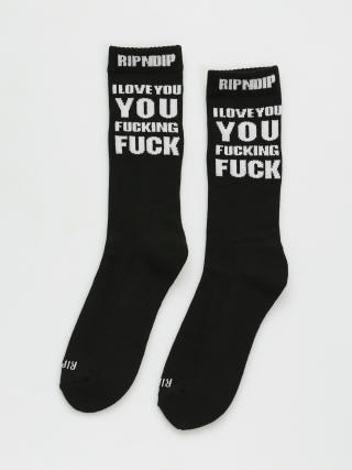 Ponožky RipNDip Ily Fuckin Fuck (black)