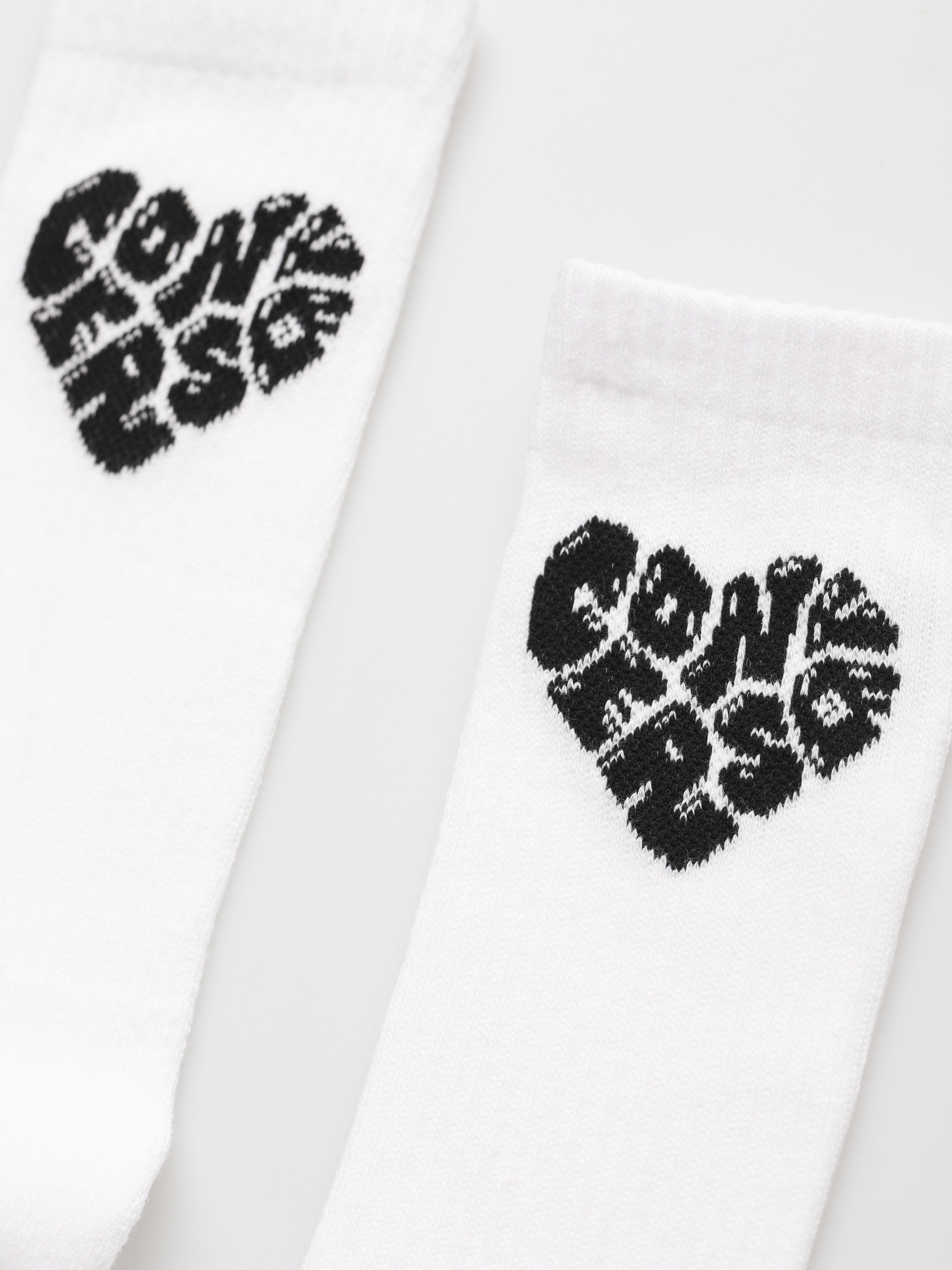 Ponožky Converse Heart Logo Crew Wmn (white)