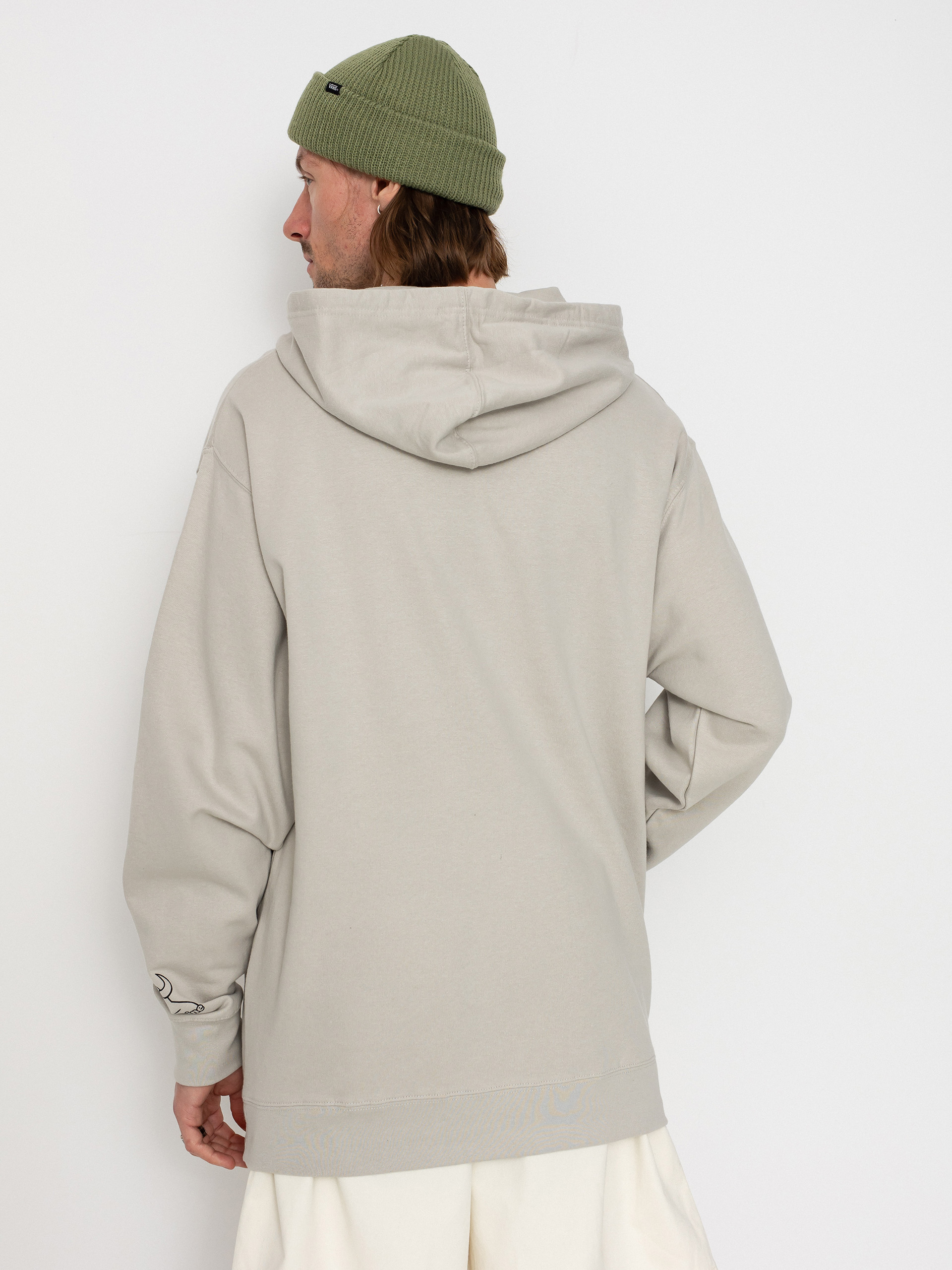 Mikina s kapucí Toy Machine Youthful HD (bone)