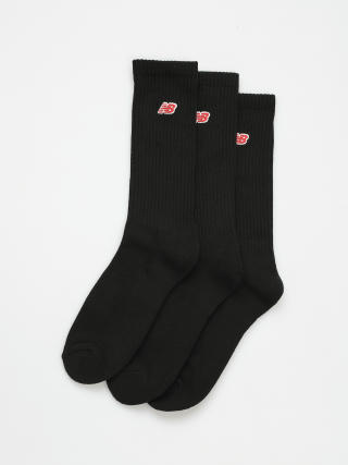Ponožky New Balance Patch Logo Crew 3pk (black)