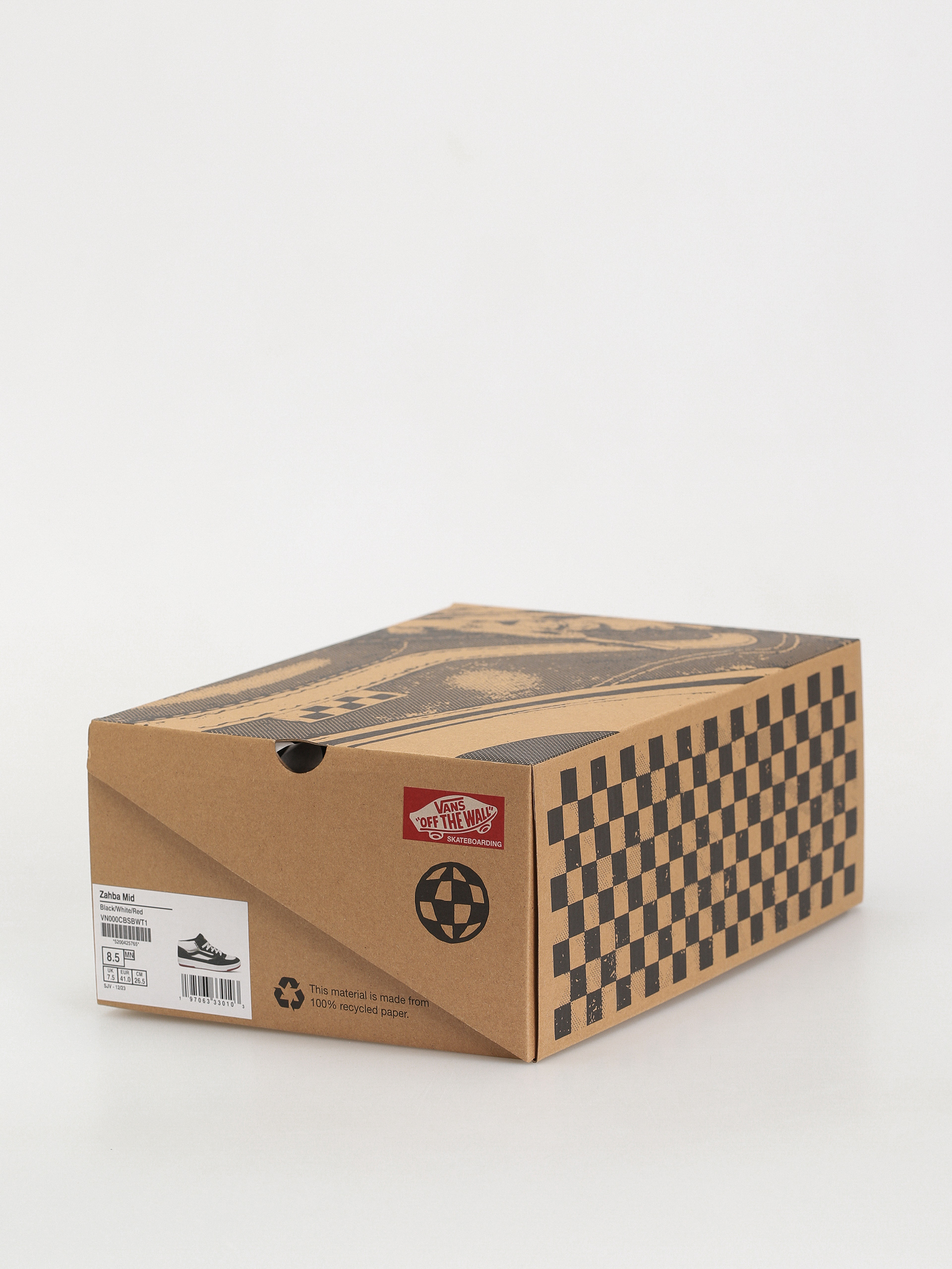 Boty Vans Zahba Mid (black/white/red)