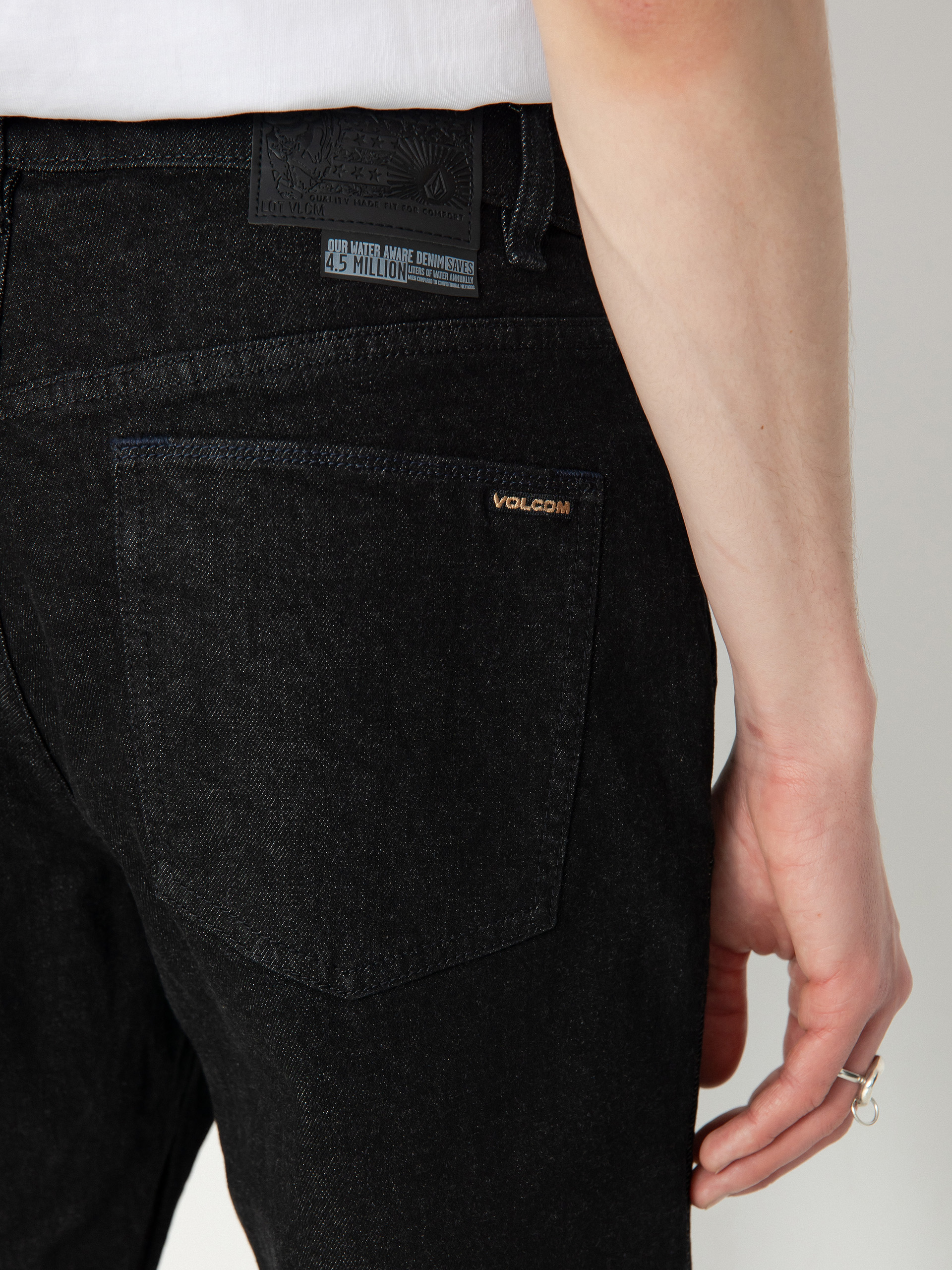 Kalhoty Volcom Modown Denim (black rinser)
