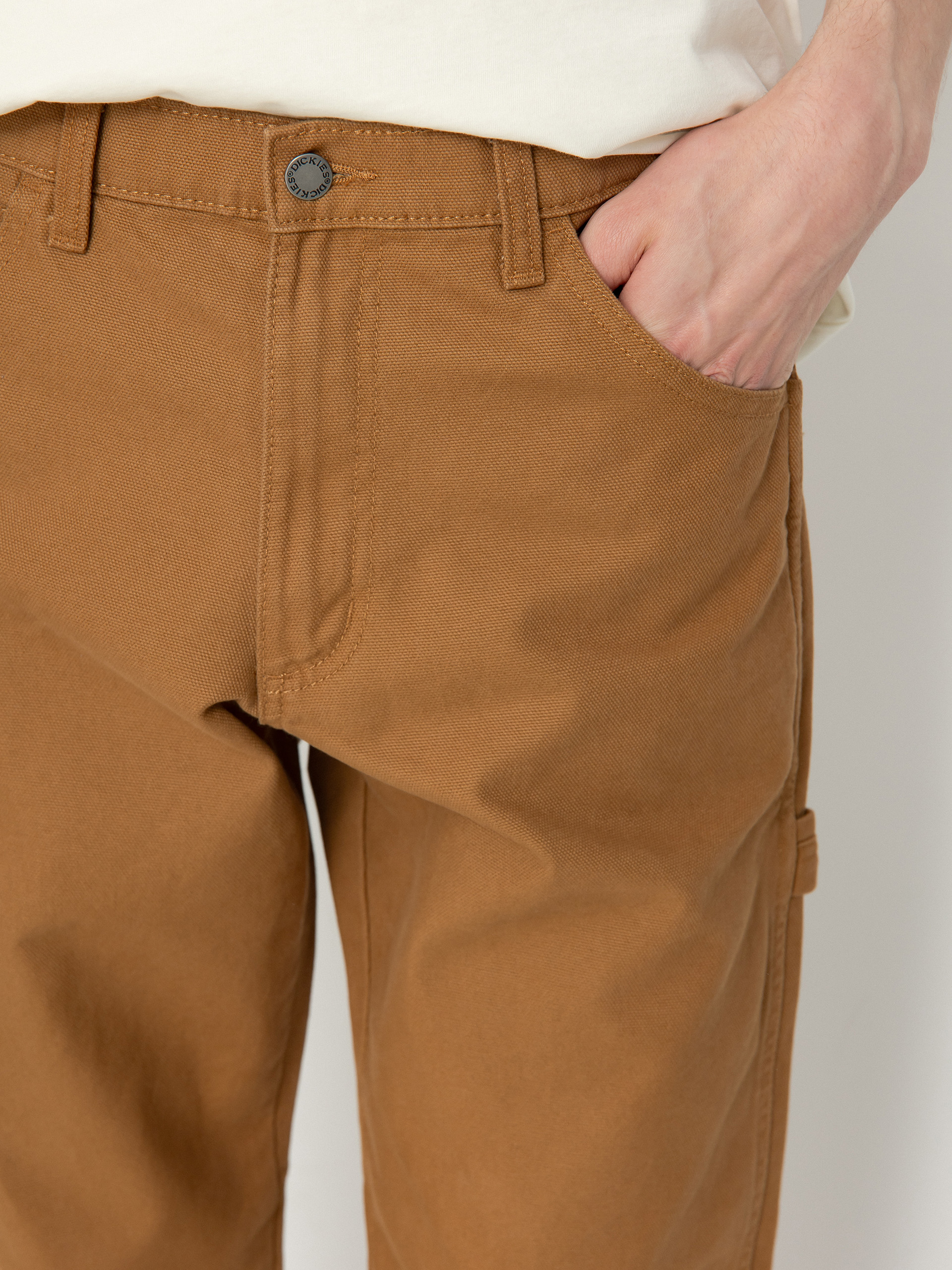 Kalhoty Dickies Duck Carpenter (stone washed brown duck)