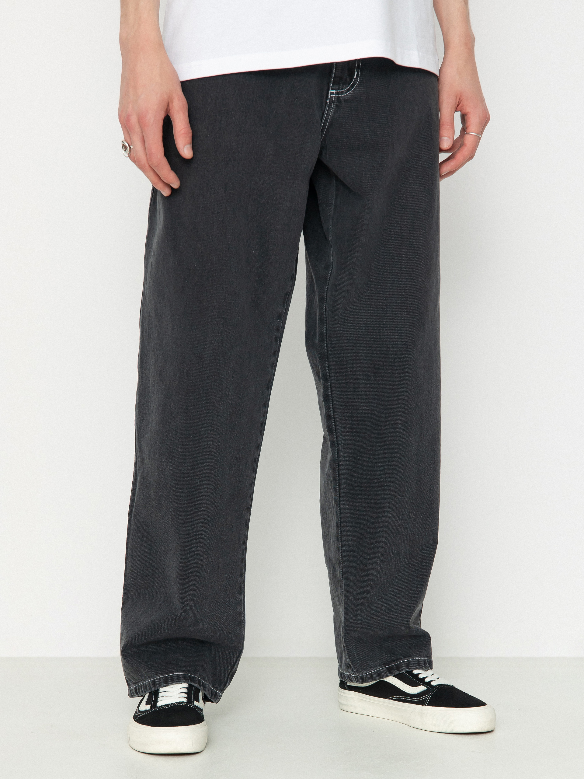 Kalhoty Raw Hide Skateboards OG Jeans (washed black)