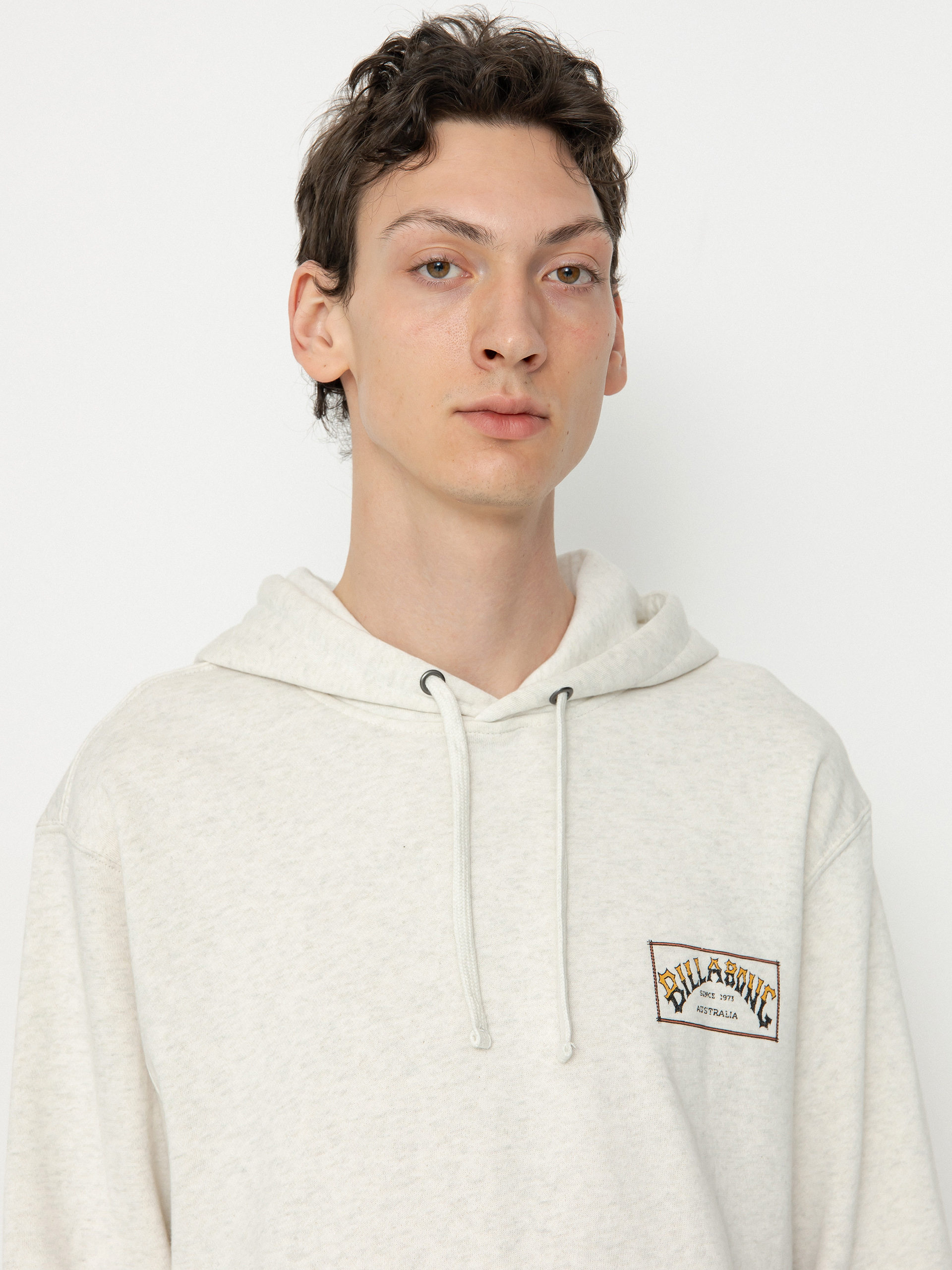 Mikina s kapucí Billabong Short Sands HD (light grey heather)