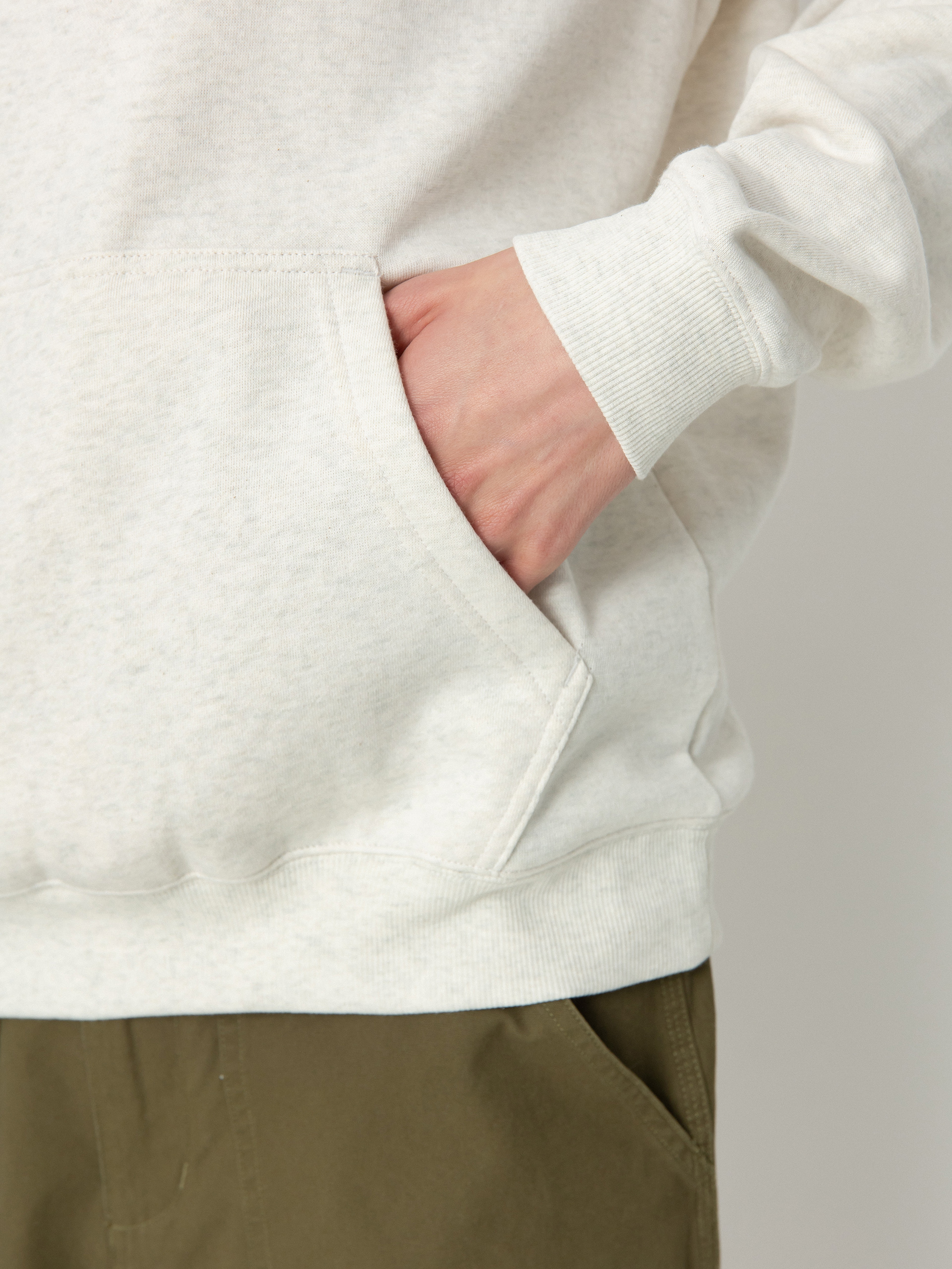 Mikina s kapucí Billabong Short Sands HD (light grey heather)