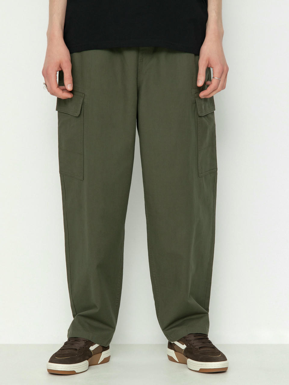 Kalhoty Volcom Billow Tapered Ew Cargo (squadron green)