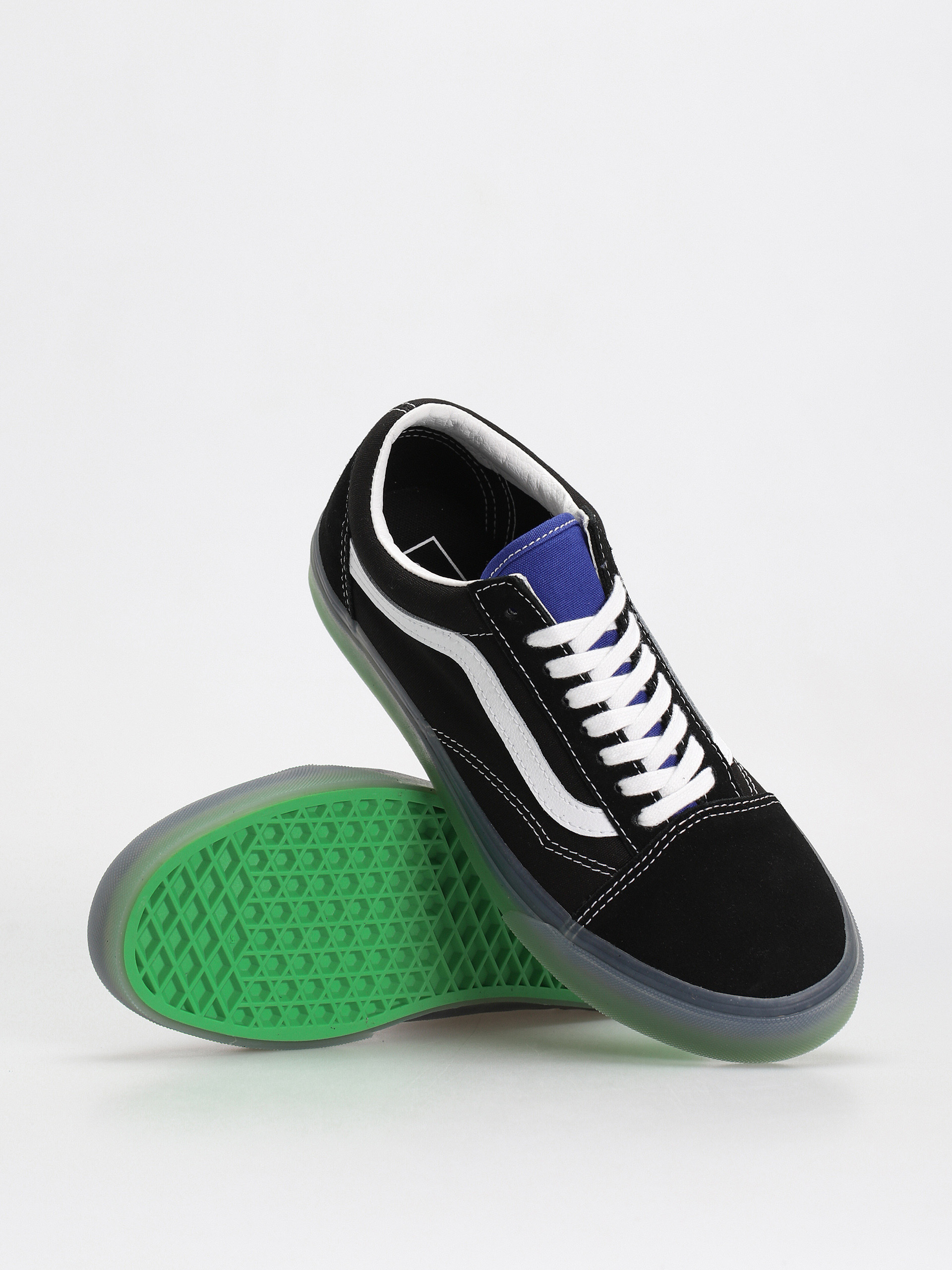 Boty Vans Old Skool (translucent black/blue)