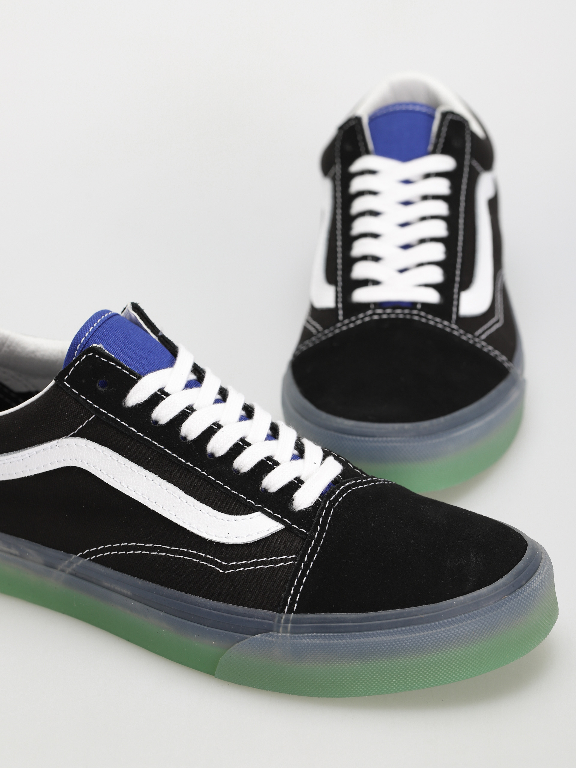 Boty Vans Old Skool (translucent black/blue)